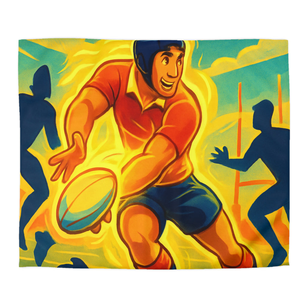 Housse de Couette Microfibre Design Artistique Moderne Décoration Chambre Confort Premium