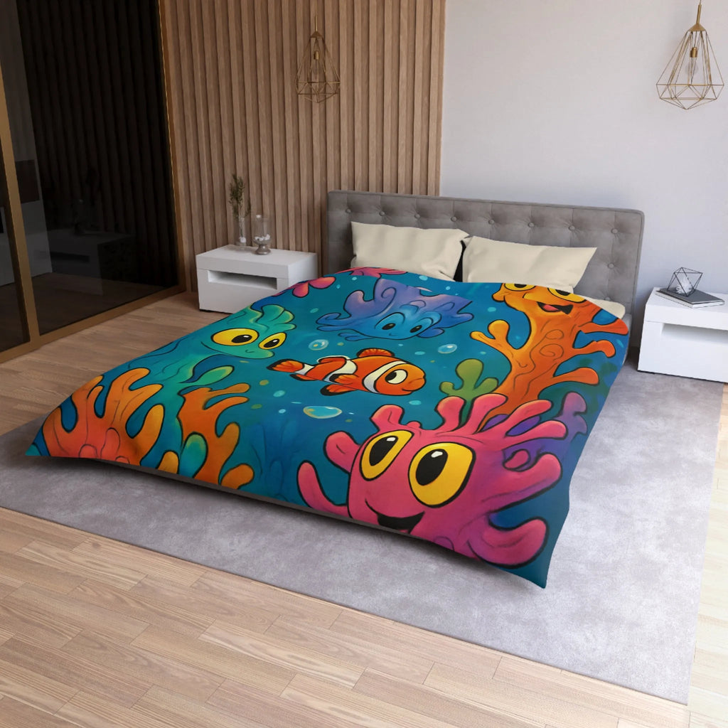Explorez un Récif Abondant avec Poissons Sourire pour Chambre Enfant Enchantée