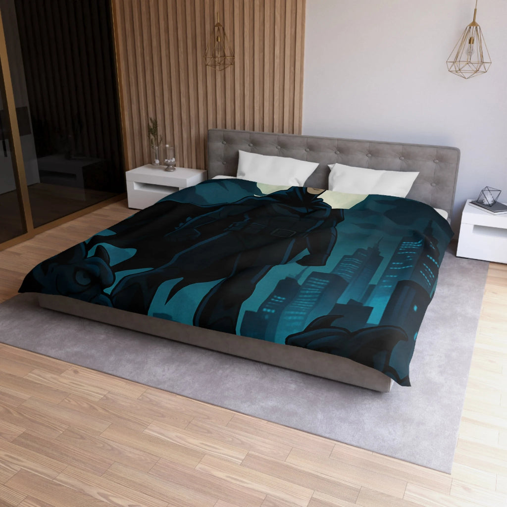 Housse de Couette Microfibre Illustration Unique Design Moderne Décoration Intérieure Raffinée