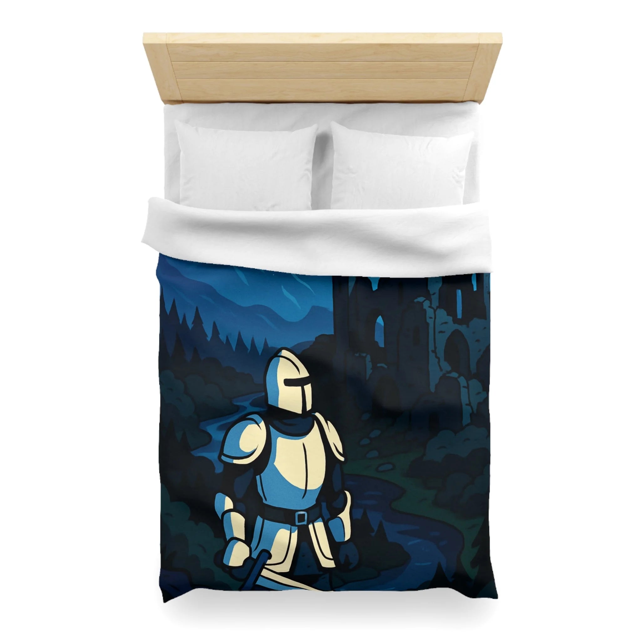 Housse de Couette Microfibre Illustration Unique Design Moderne Décoration Intérieure Raffinée