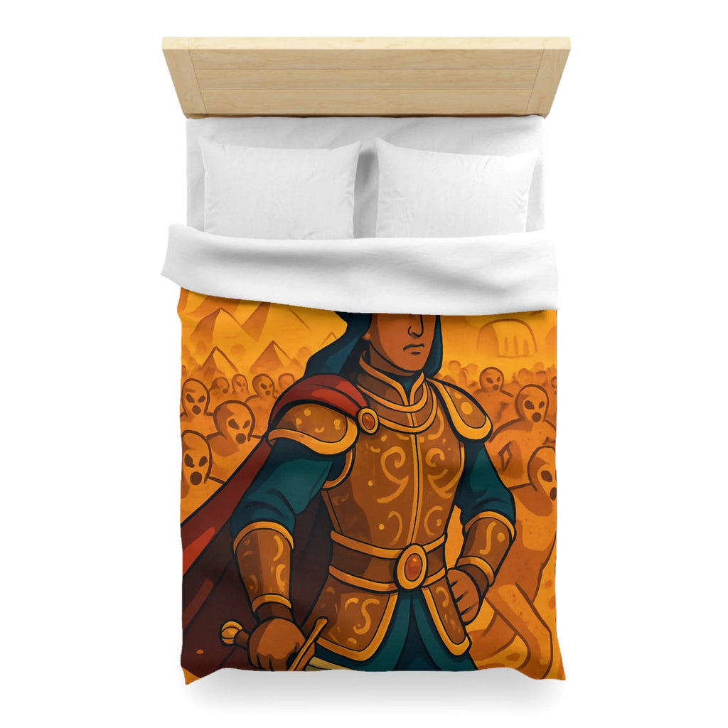 Housse de Couette Microfibre Design Artistique Moderne Décoration Chambre Confort Premium