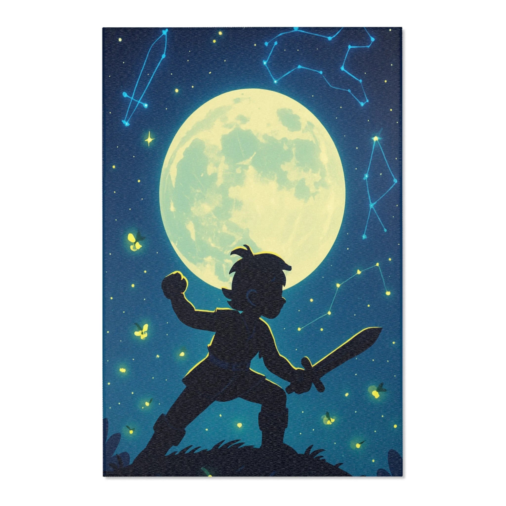 Tapis Area Rug Illustration Unique Design Contemporain Décoration Intérieure Sol Raffinée