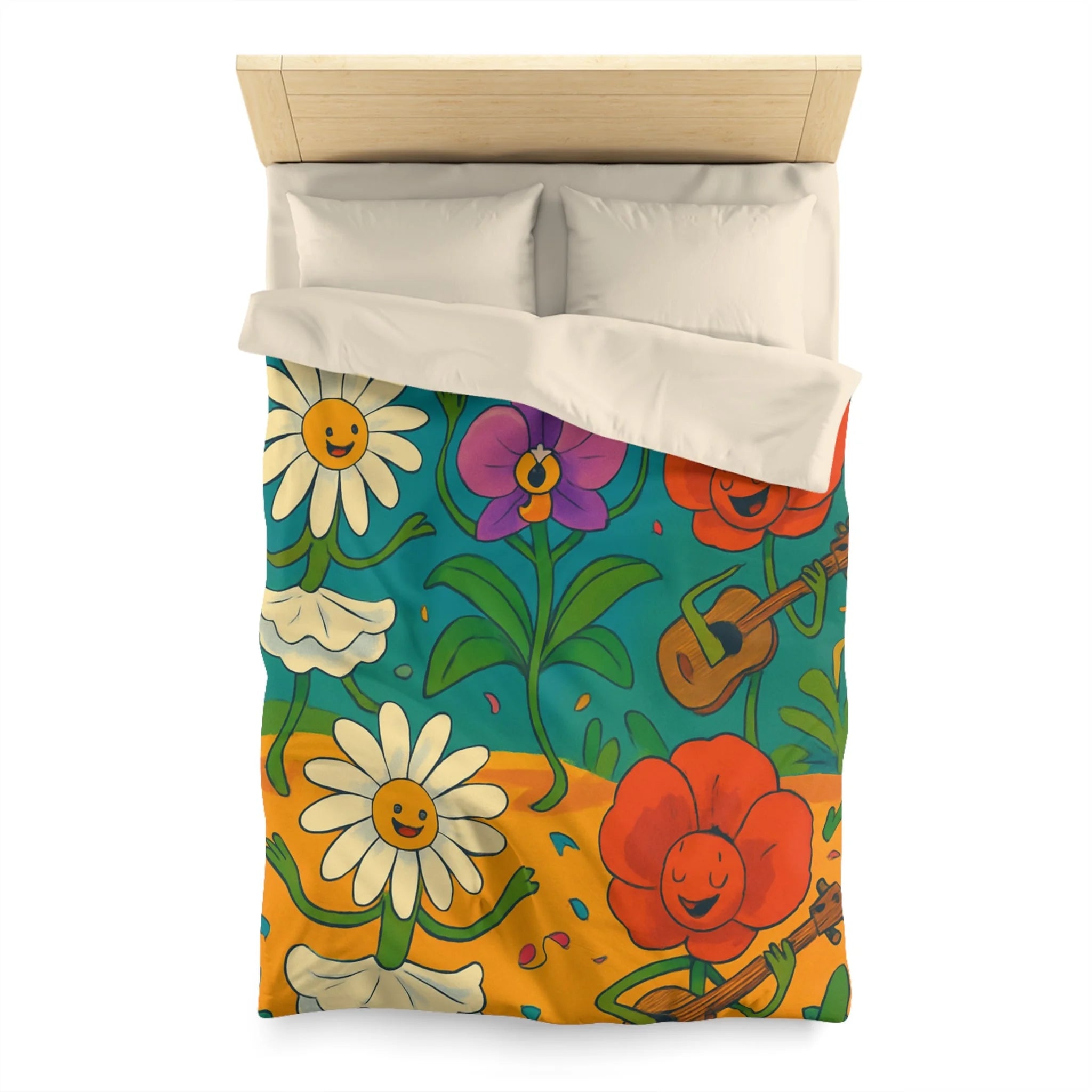 Housse de Couette Microfibre Création Artistique Moderne Design Exclusif Décoration Chambre