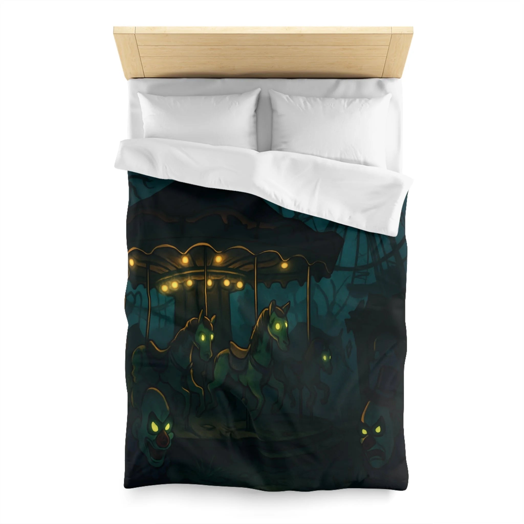 Housse de Couette Microfibre Design Artistique Moderne Décoration Chambre Confort Premium