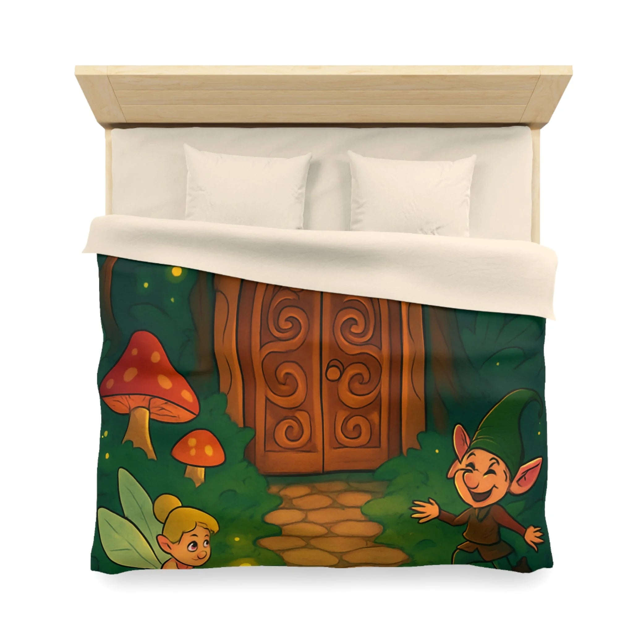 Housse de Couette Microfibre Motif Créatif Original Style Contemporain Chambre Élégante