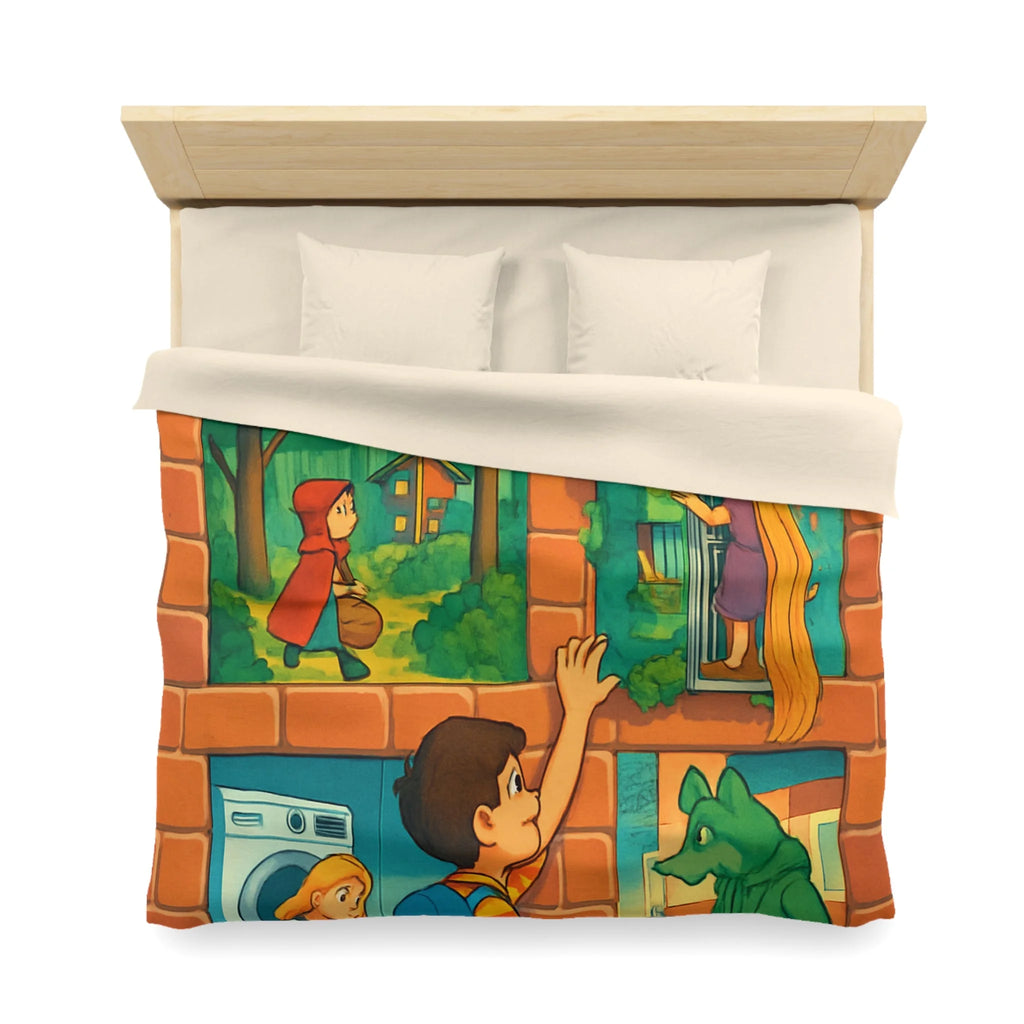 Housse de Couette Microfibre Création Artistique Moderne Design Exclusif Décoration Chambre