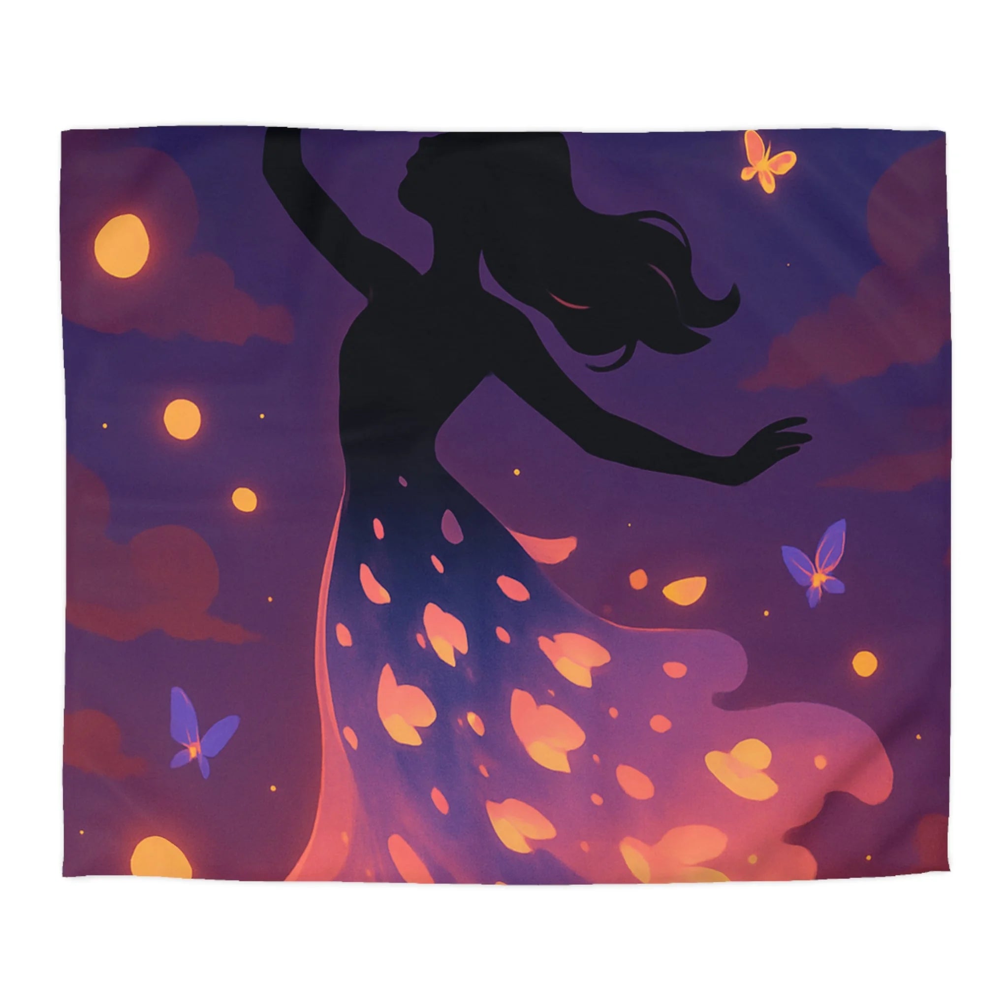 Housse de Couette Microfibre Design Artistique Moderne Décoration Chambre Confort Premium
