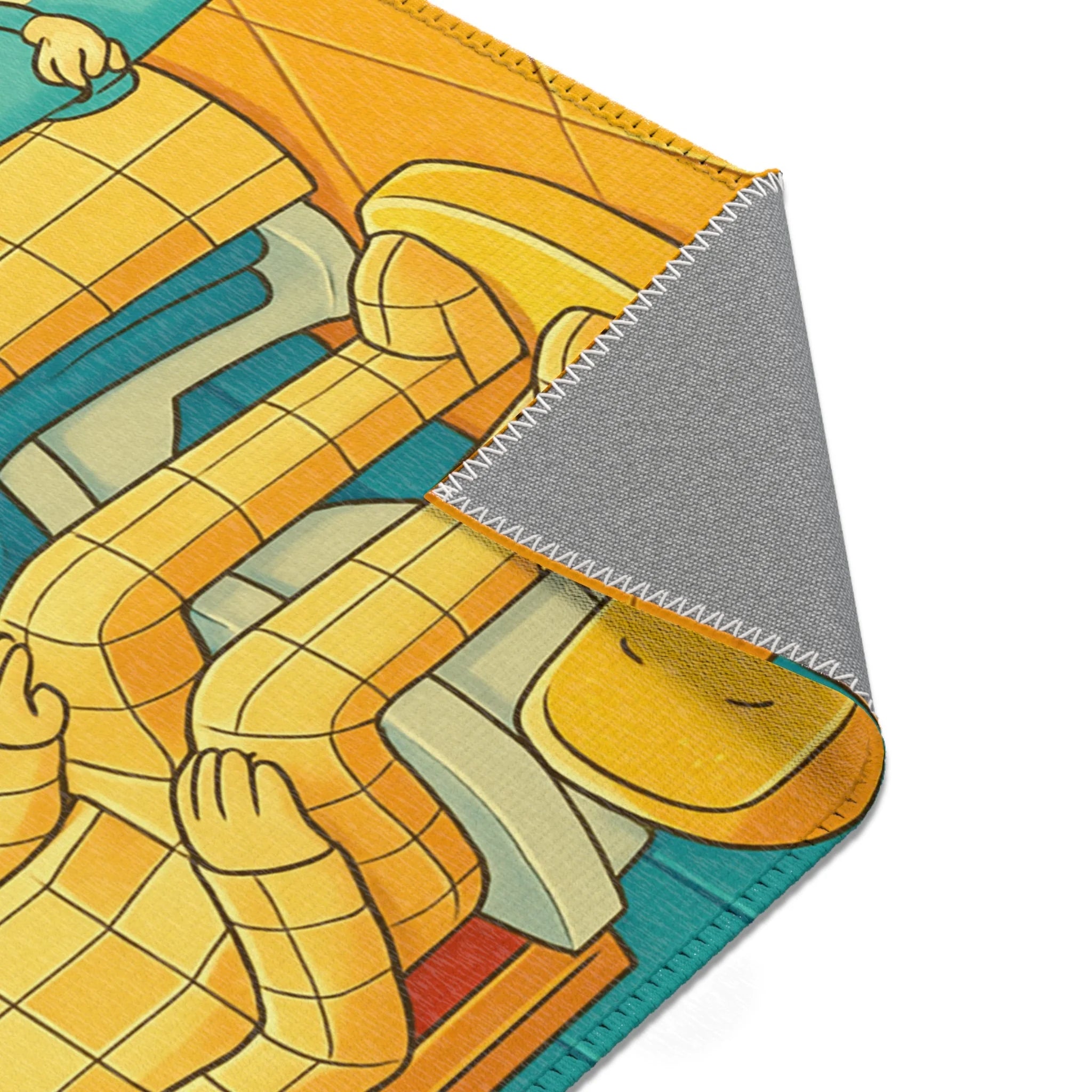 Tapis Area Rug Art Graphique Moderne Style Décoratif Chambre Salon Tendance Confort