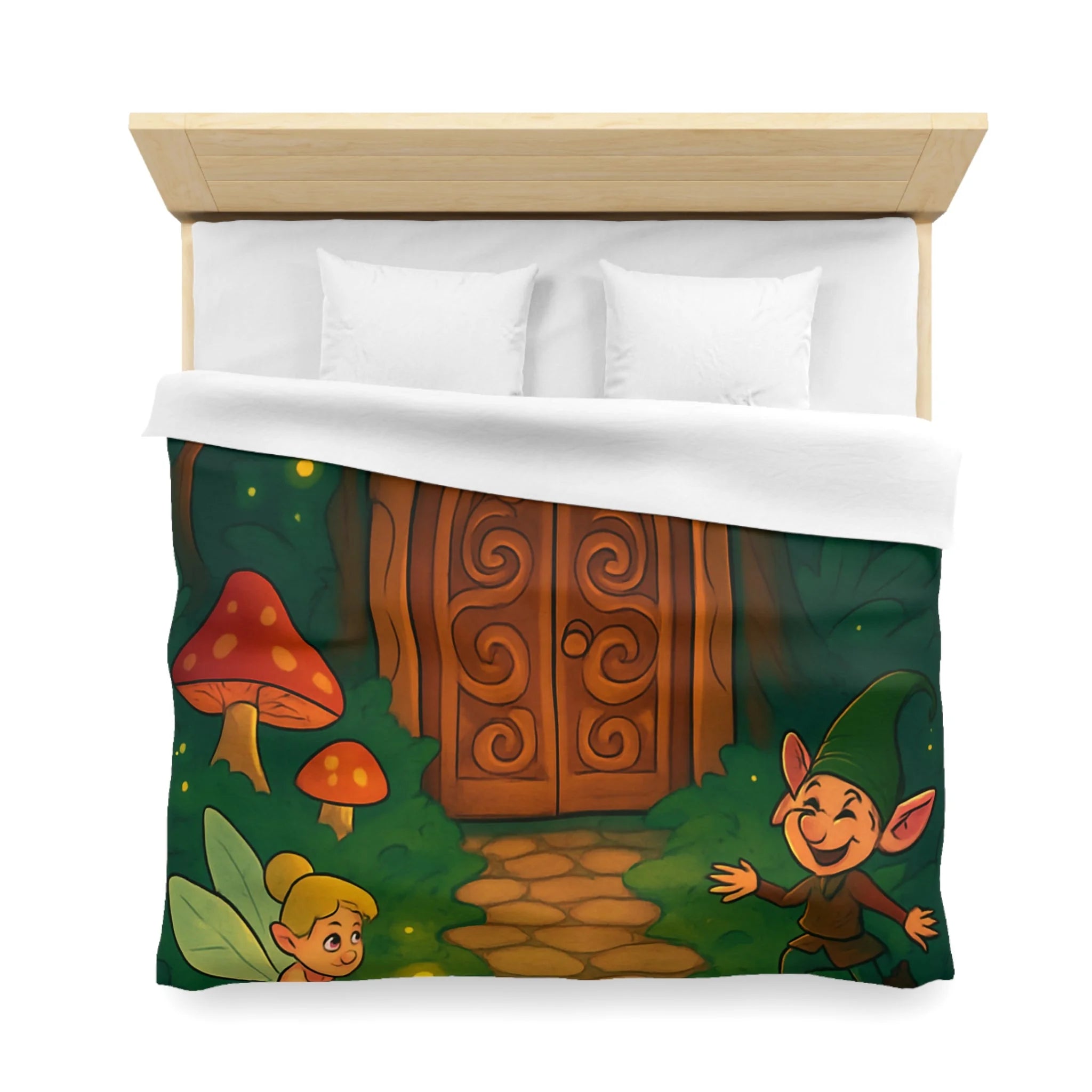 Housse de Couette Microfibre Motif Créatif Original Style Contemporain Chambre Élégante