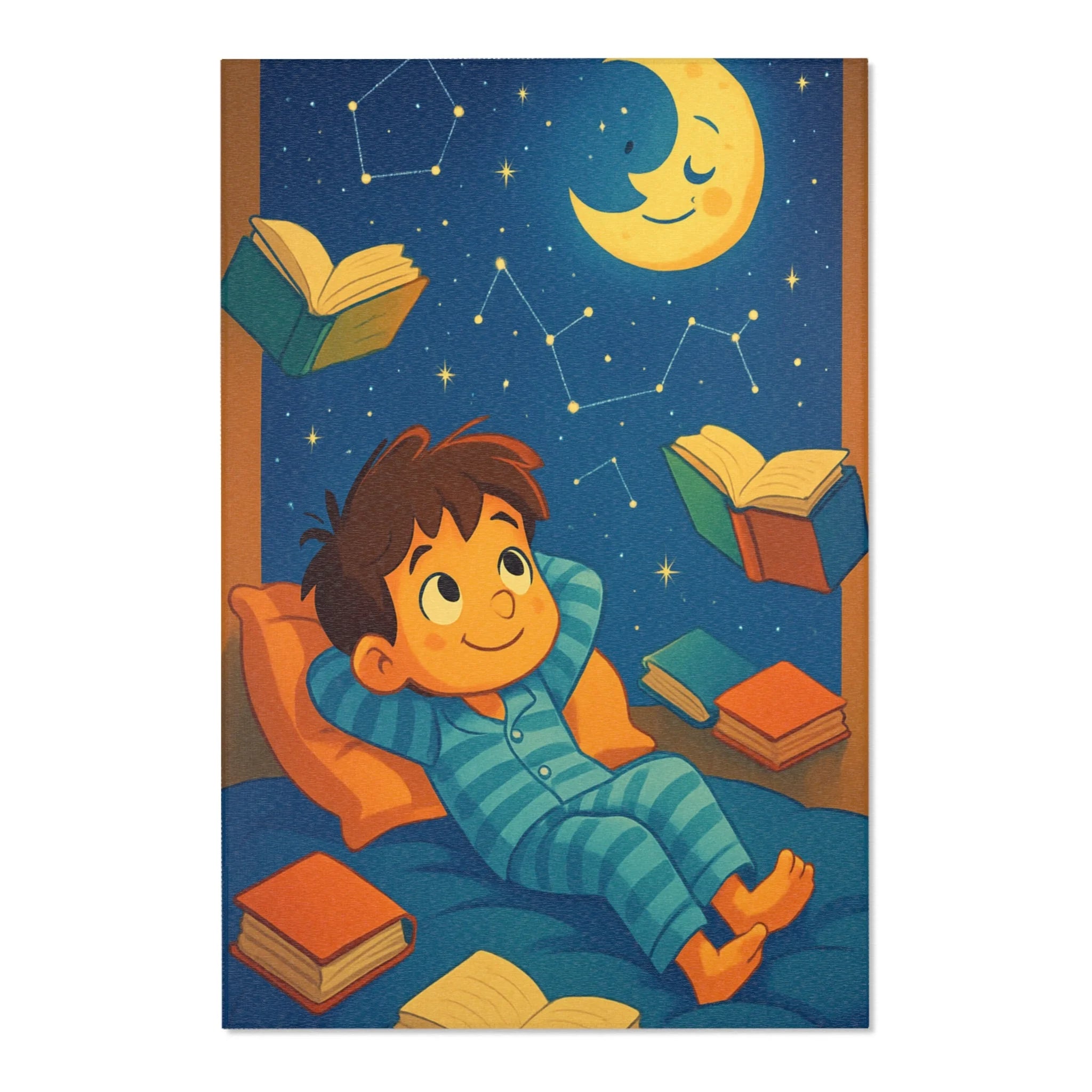 Tapis Area Rug Illustration Unique Design Contemporain Décoration Intérieure Sol Raffinée