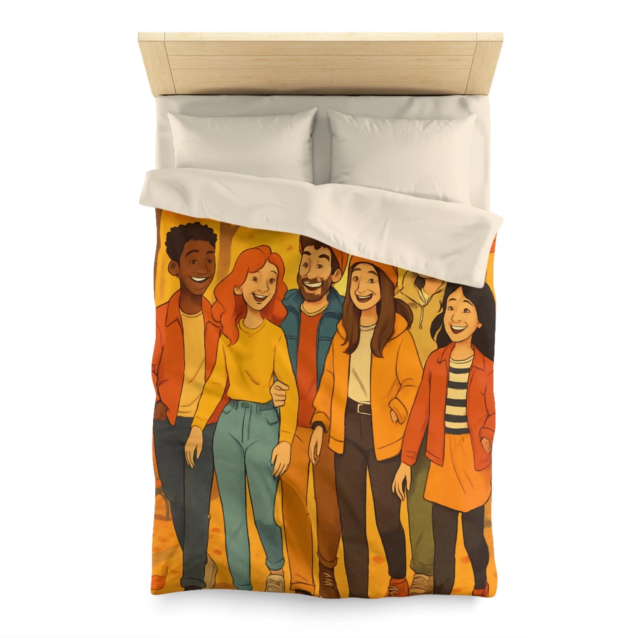 Housse de Couette Microfibre Création Artistique Moderne Design Exclusif Décoration Chambre