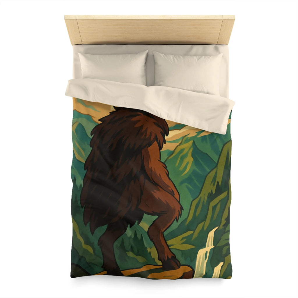 Housse de Couette Microfibre Design Artistique Moderne Décoration Chambre Confort Premium