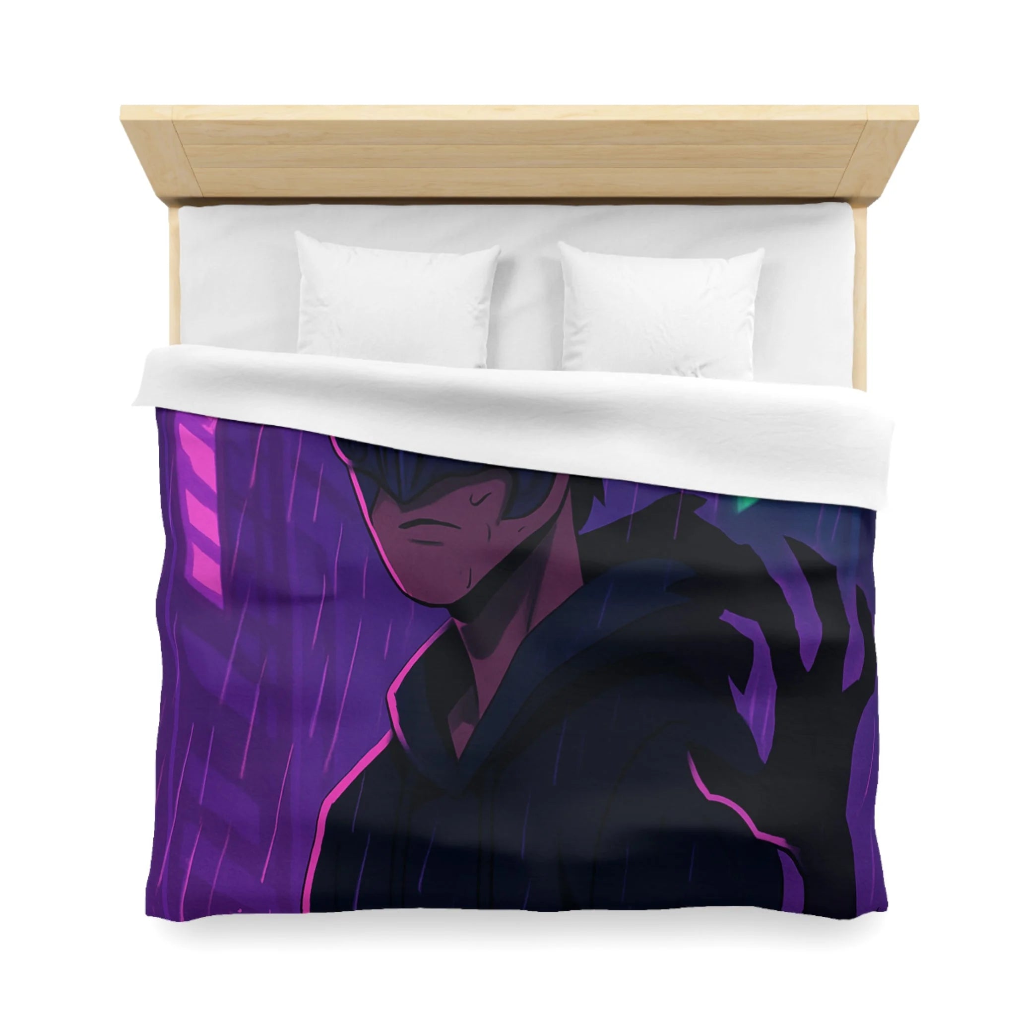 Housse de Couette Microfibre Design Artistique Moderne Décoration Chambre Confort Premium