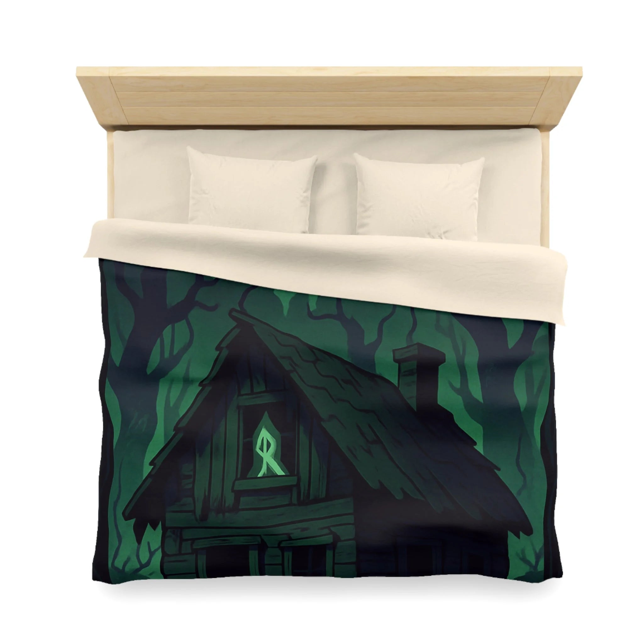 Housse de Couette Microfibre Design Artistique Moderne Décoration Chambre Confort Premium