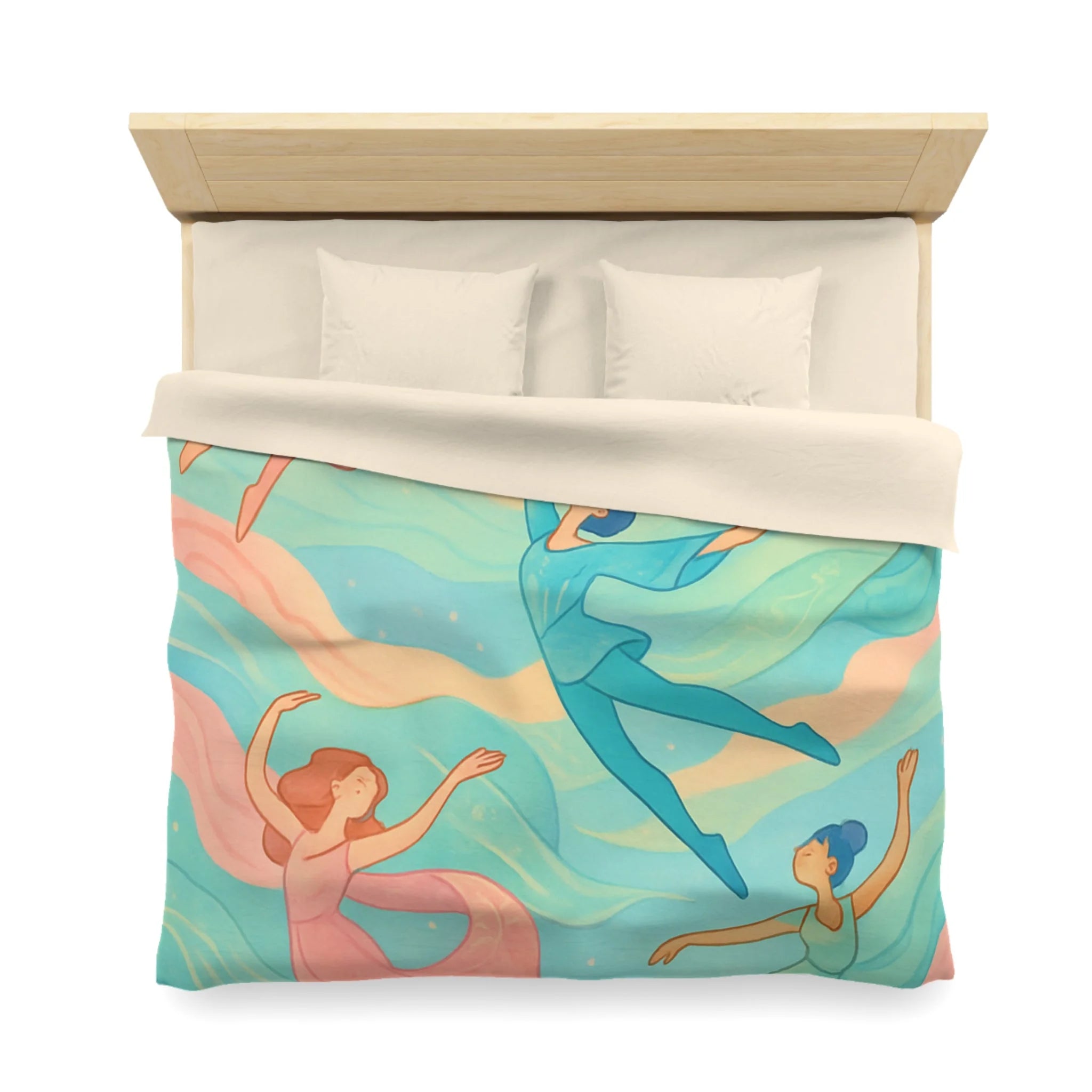 Housse de Couette Microfibre Illustration Unique Design Moderne Décoration Intérieure Raffinée