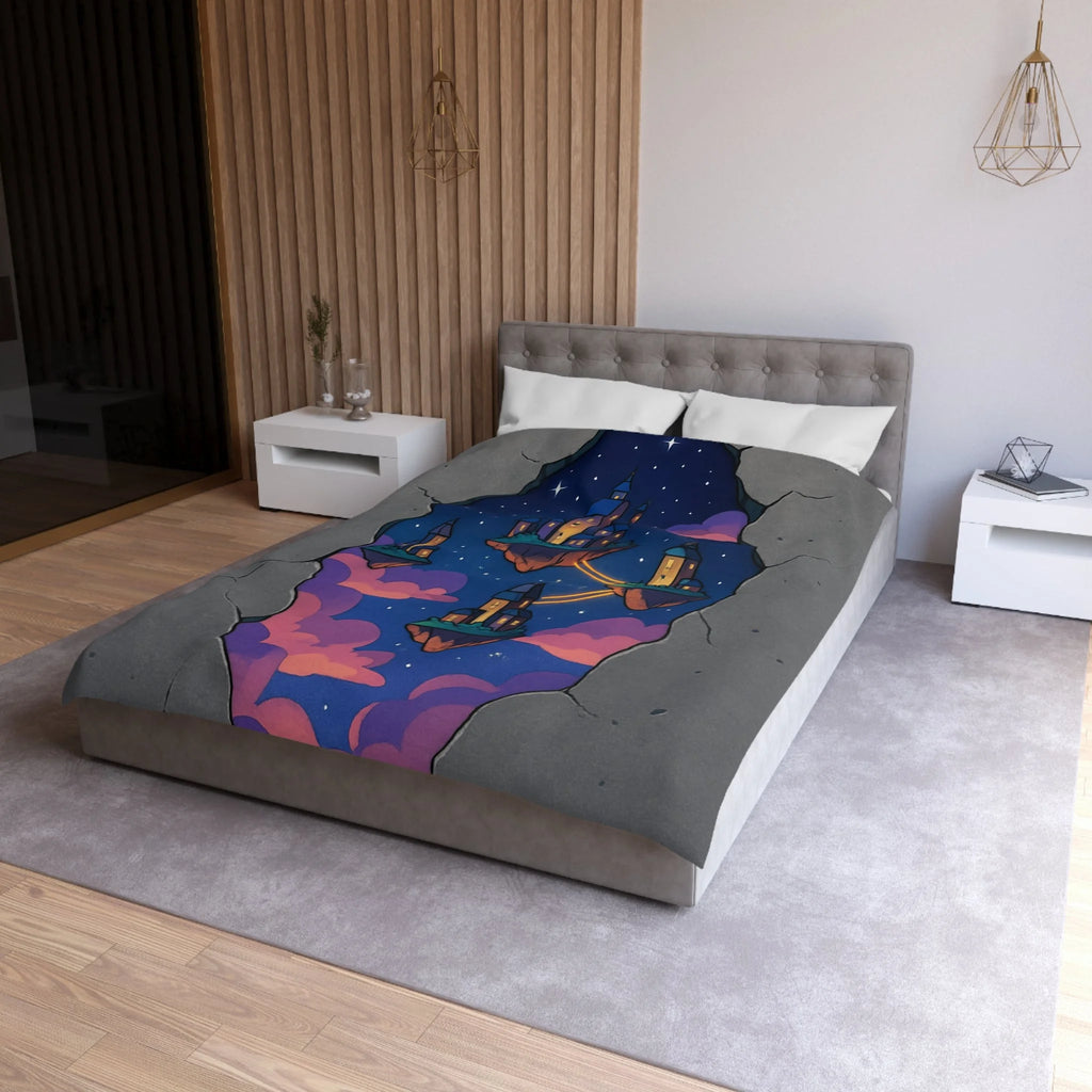 Housse de Couette Microfibre Création Artistique Moderne Design Exclusif Décoration Chambre