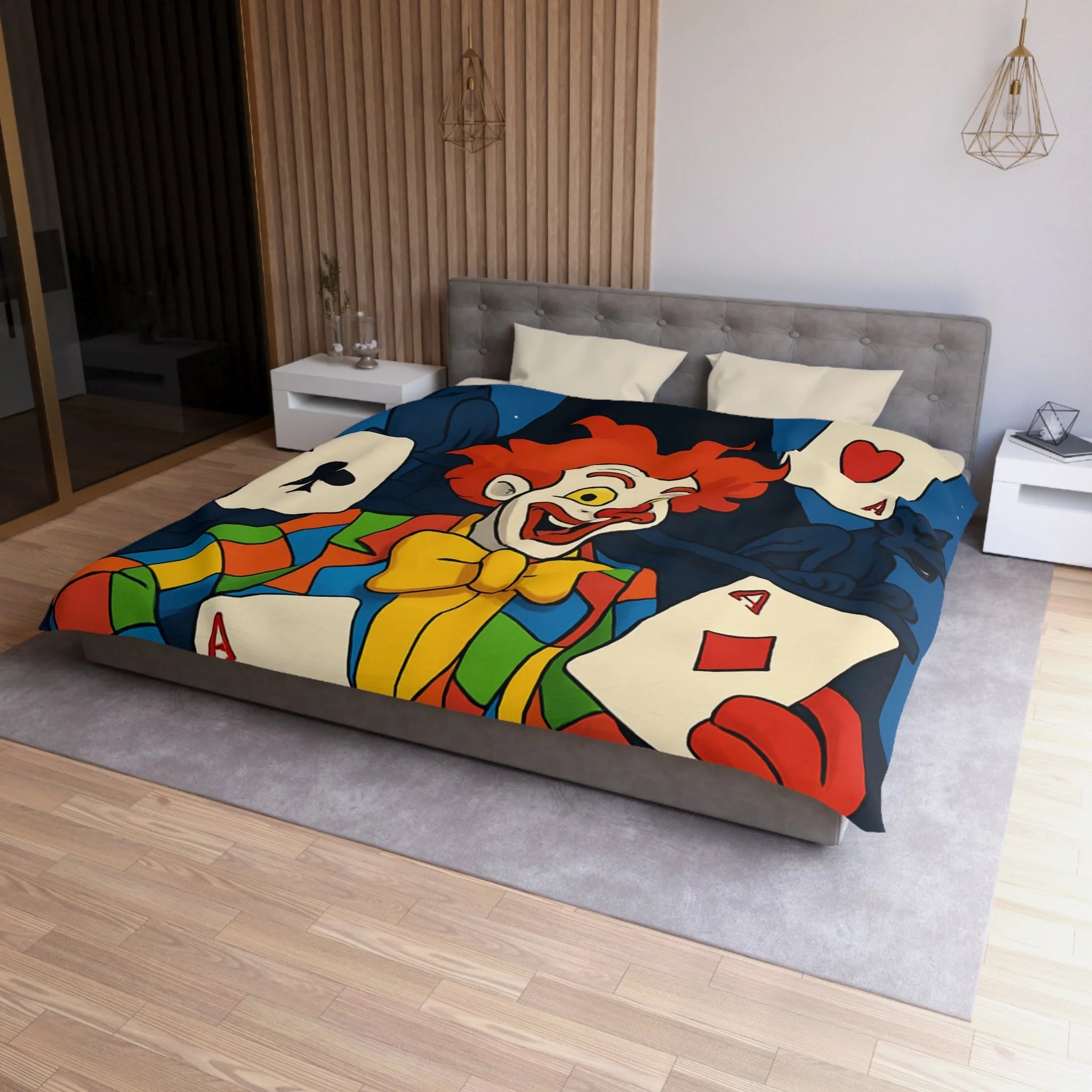 Housse de Couette Microfibre Création Artistique Moderne Design Exclusif Décoration Chambre