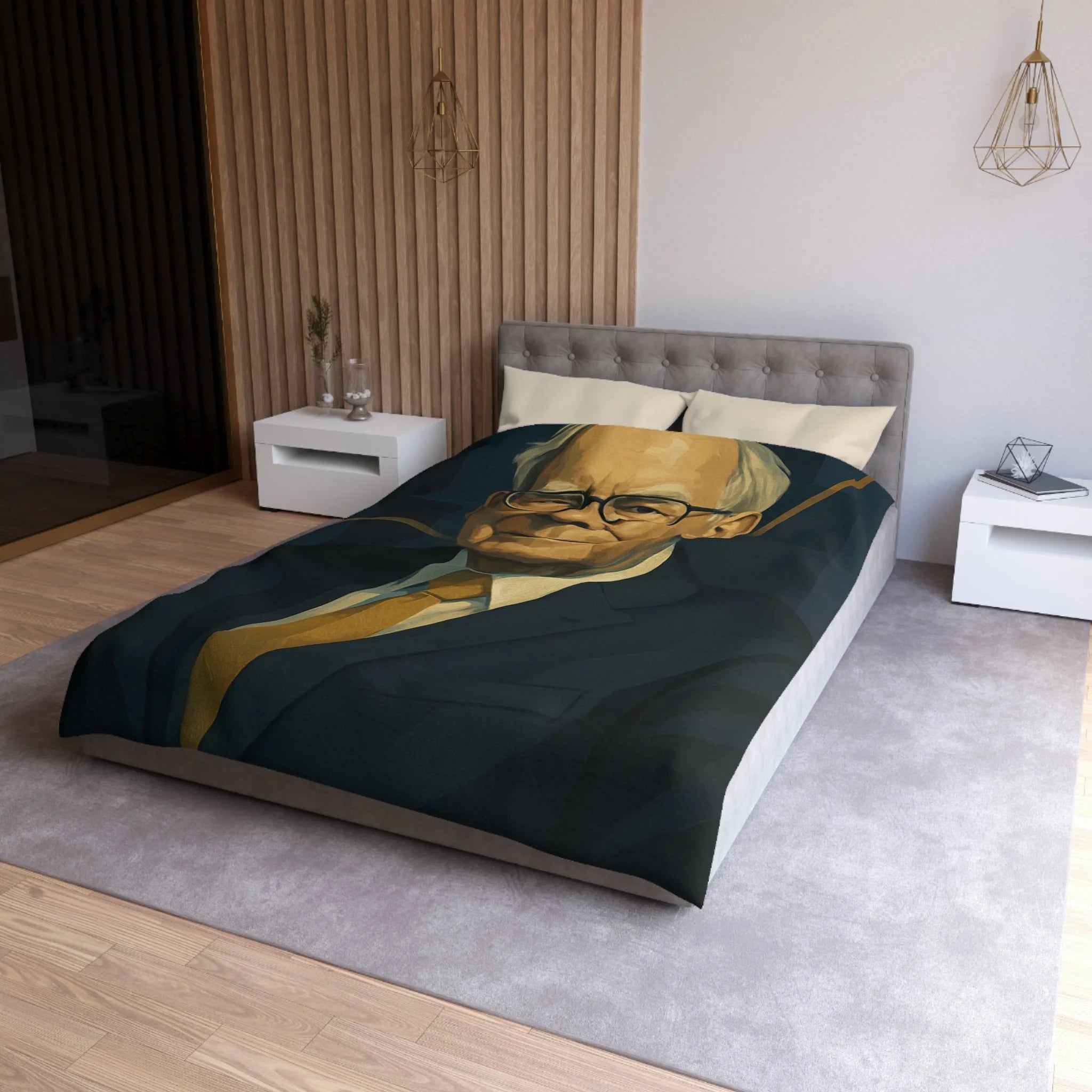 Housse de Couette Microfibre Création Artistique Moderne Design Exclusif Décoration Chambre