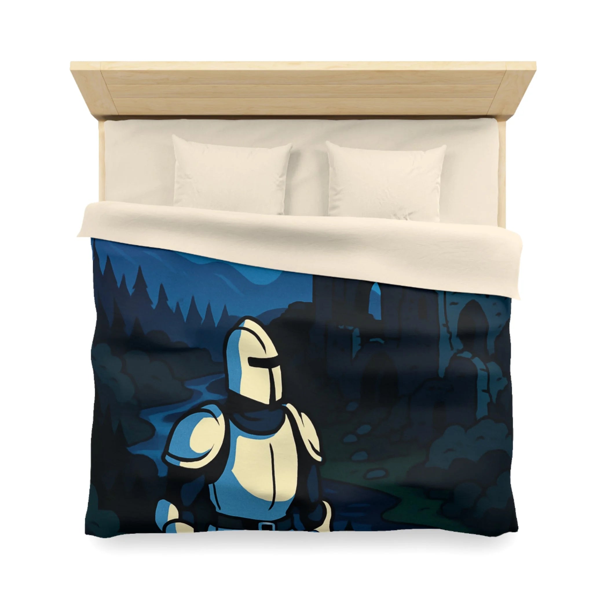 Housse de Couette Microfibre Illustration Unique Design Moderne Décoration Intérieure Raffinée
