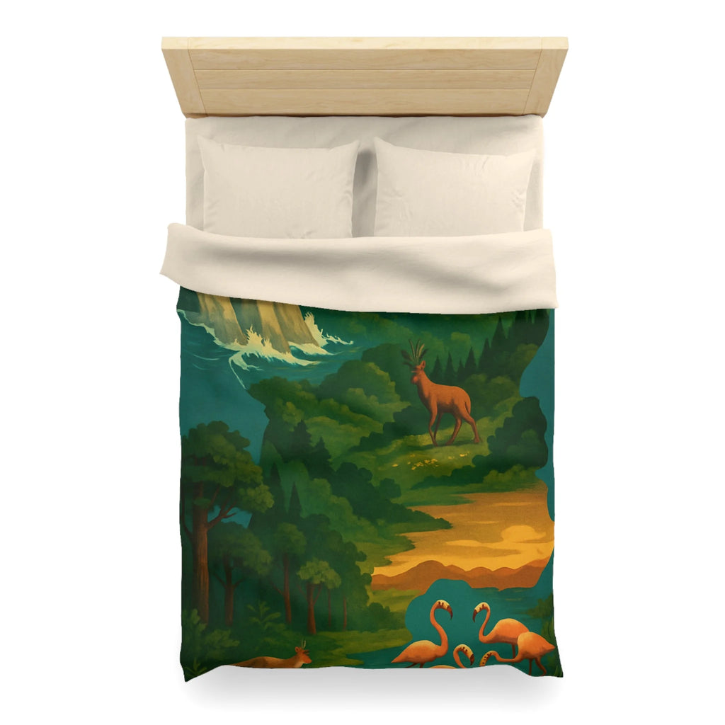 Housse de Couette Microfibre Création Artistique Moderne Design Exclusif Décoration Chambre