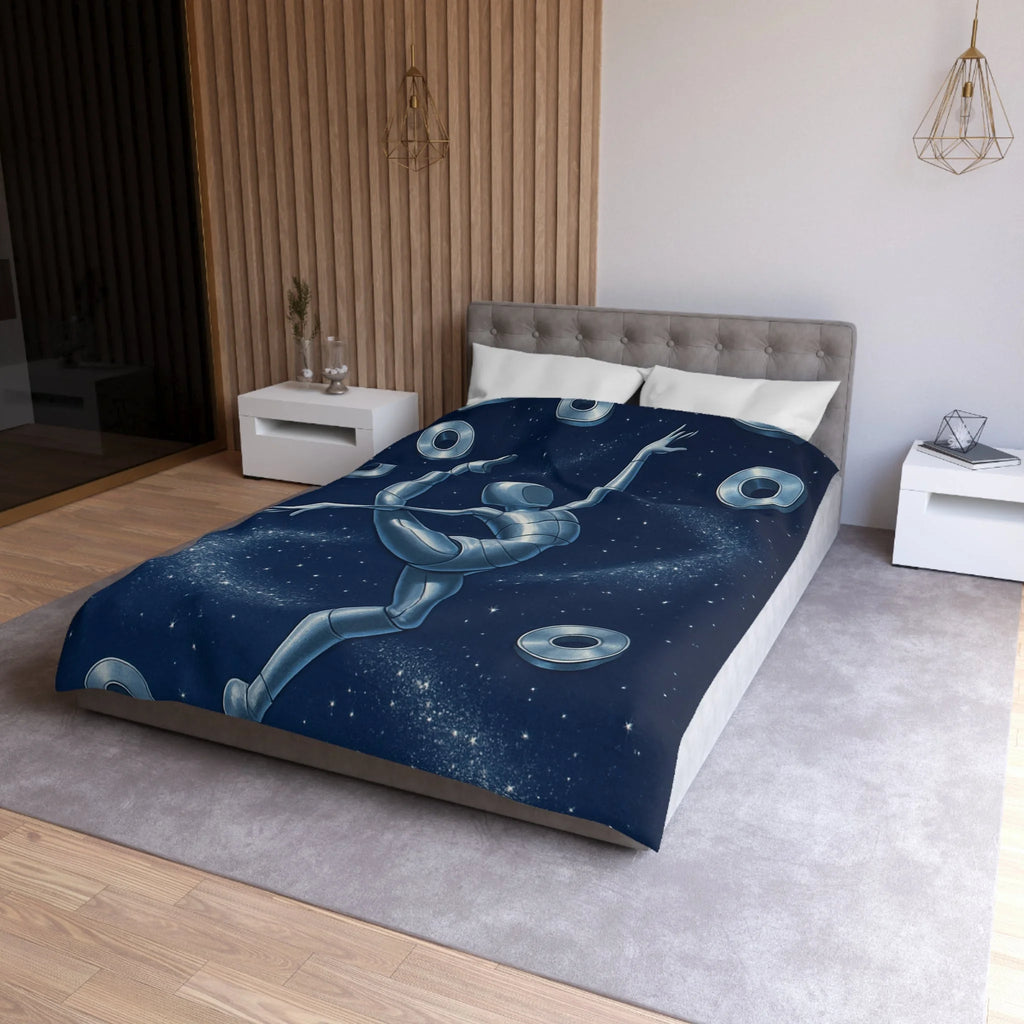 Housse de Couette Microfibre Illustration Unique Design Moderne Décoration Intérieure Raffinée