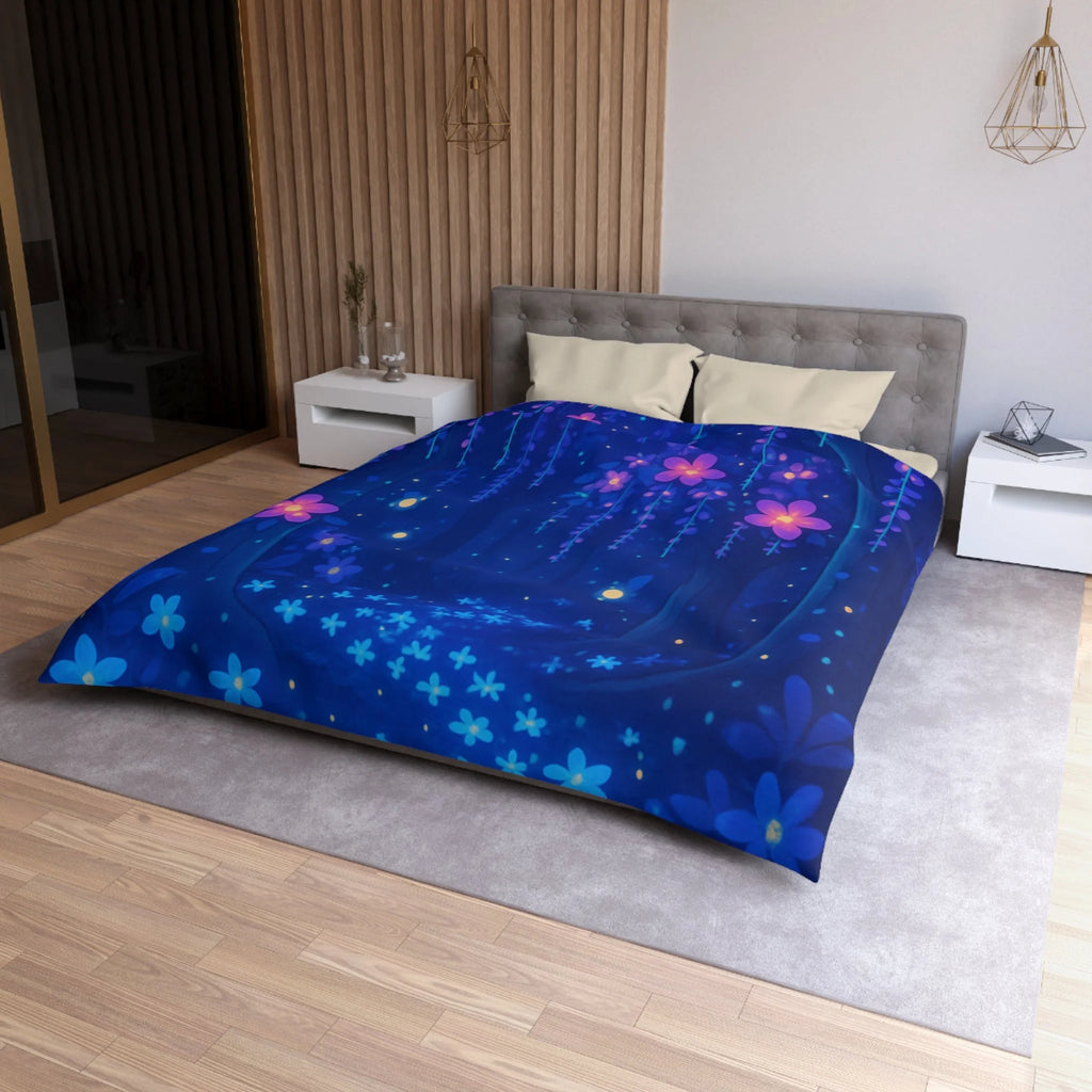 Housse de Couette Microfibre Design Artistique Moderne Décoration Chambre Confort Premium