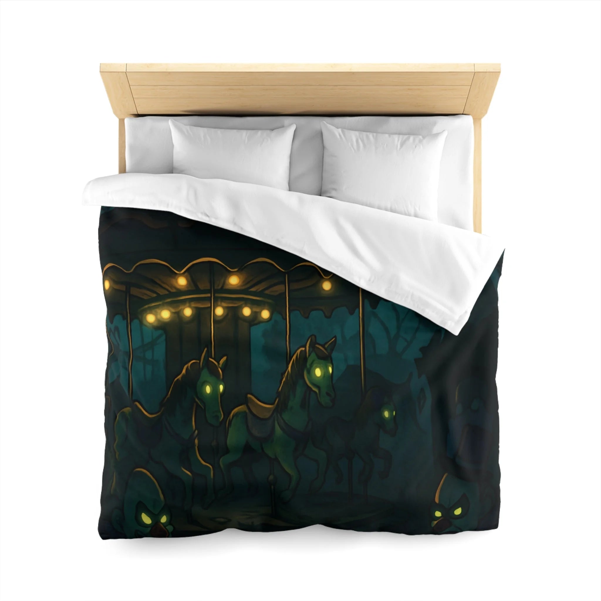 Housse de Couette Microfibre Design Artistique Moderne Décoration Chambre Confort Premium