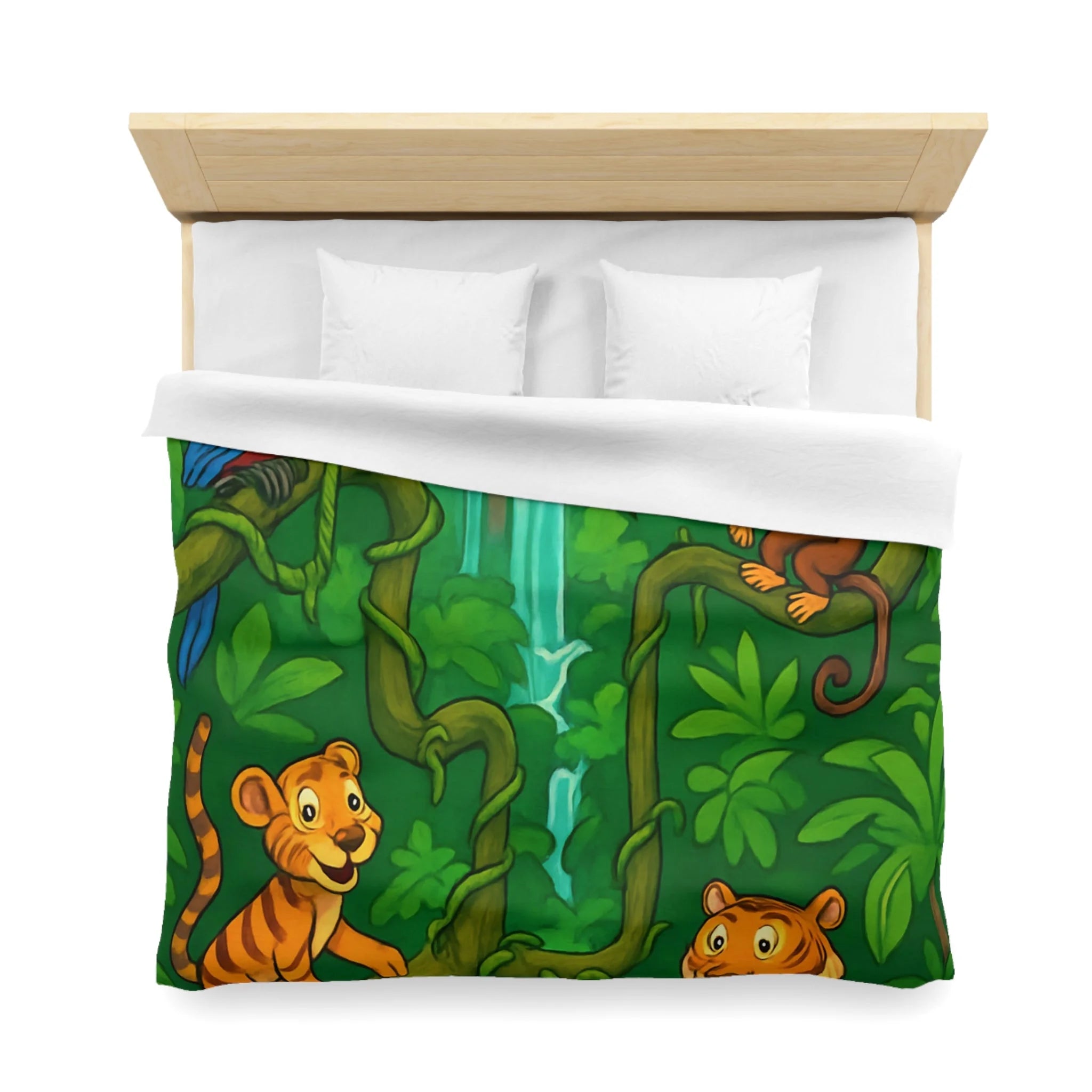 Housse de Couette Microfibre Illustration Unique Design Moderne Décoration Intérieure Raffinée
