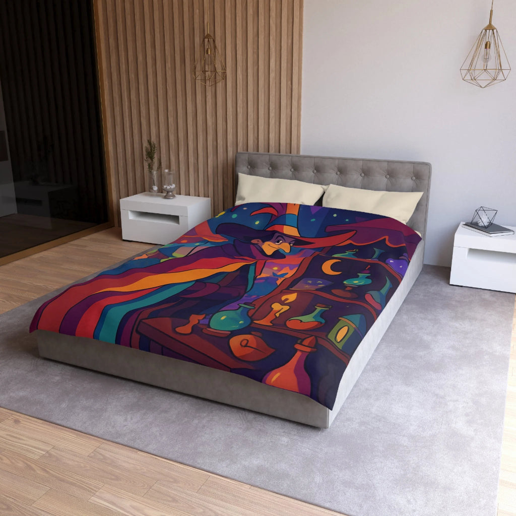 Housse de Couette Microfibre Motif Créatif Original Style Contemporain Chambre Élégante