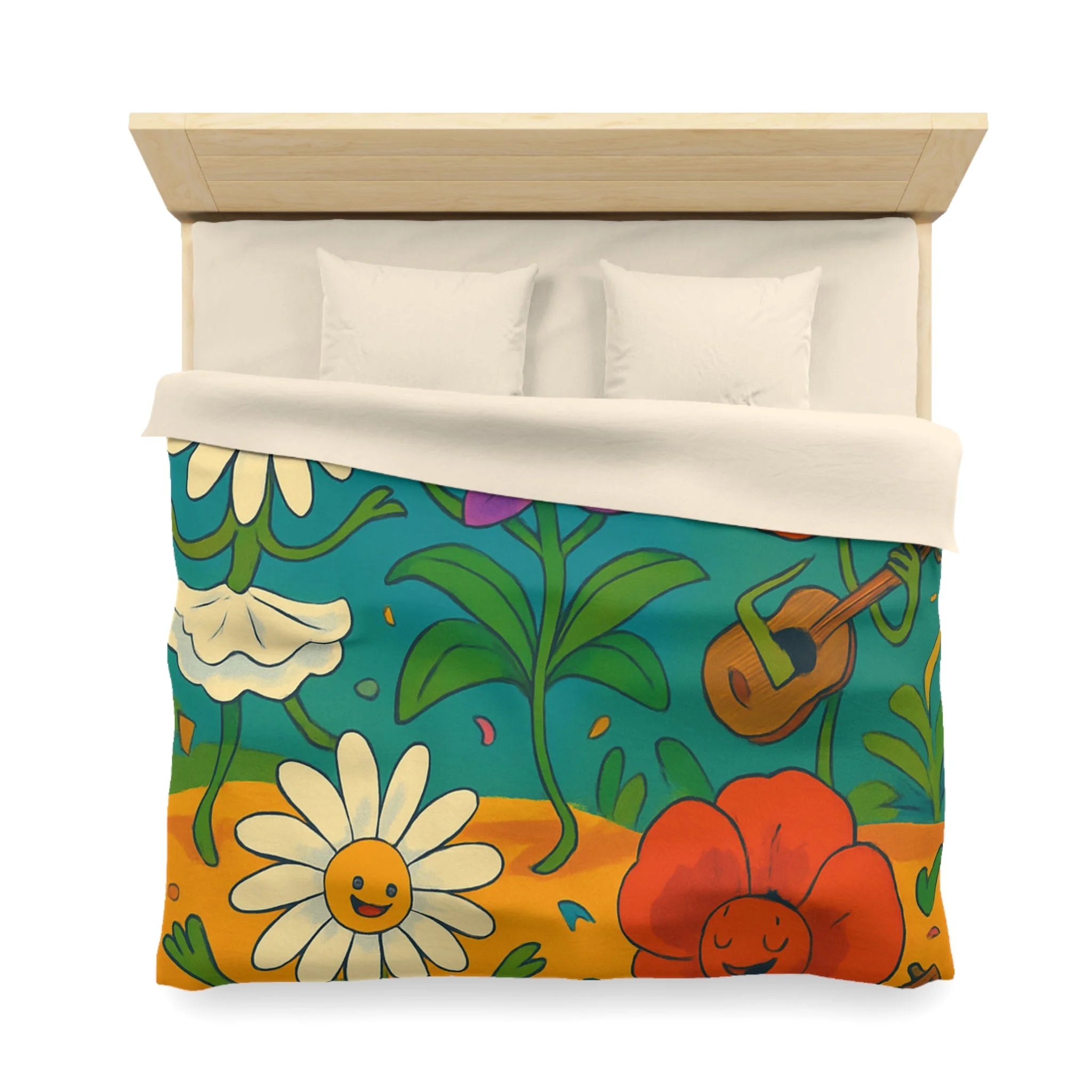 Housse de Couette Microfibre Création Artistique Moderne Design Exclusif Décoration Chambre