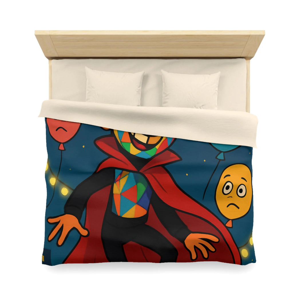 Housse de Couette Microfibre Design Artistique Moderne Décoration Chambre Confort Premium