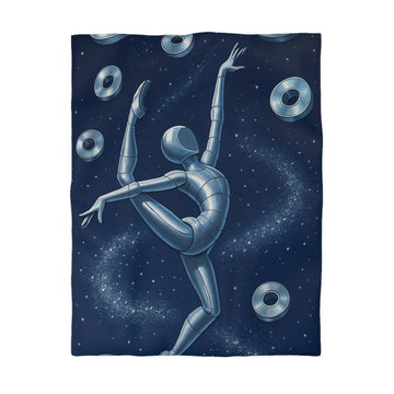 Housse de Couette Microfibre Illustration Unique Design Moderne Décoration Intérieure Raffinée