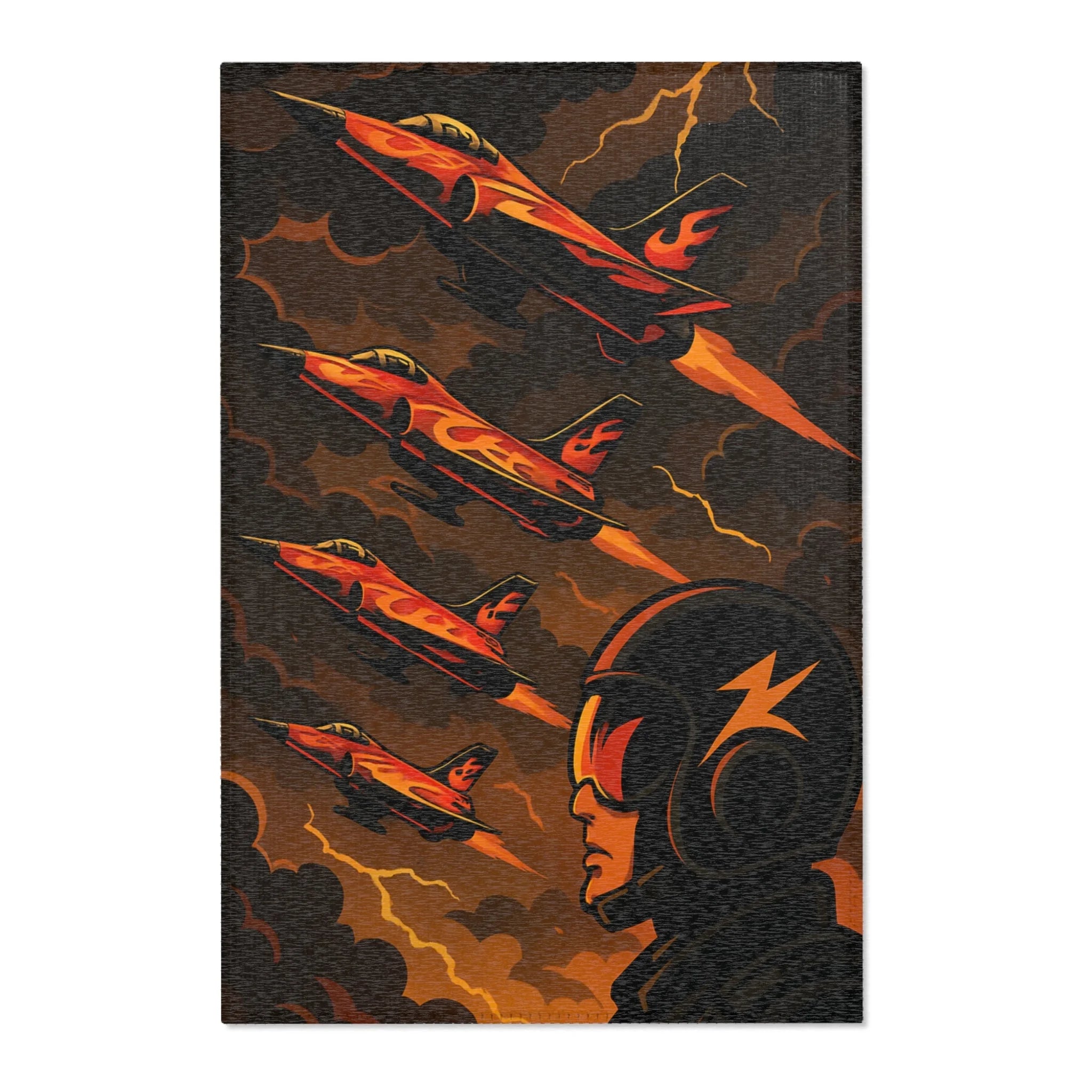 Tapis Area Rug Motif Créatif Original Décoration Maison Chambre Salon Élégant Moderne