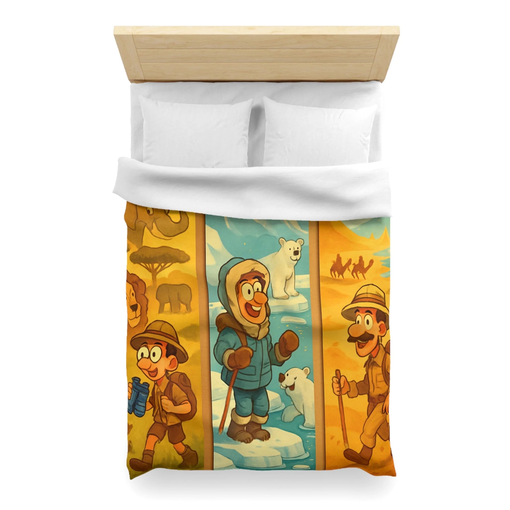 Housse de Couette Microfibre Création Artistique Moderne Design Exclusif Décoration Chambre