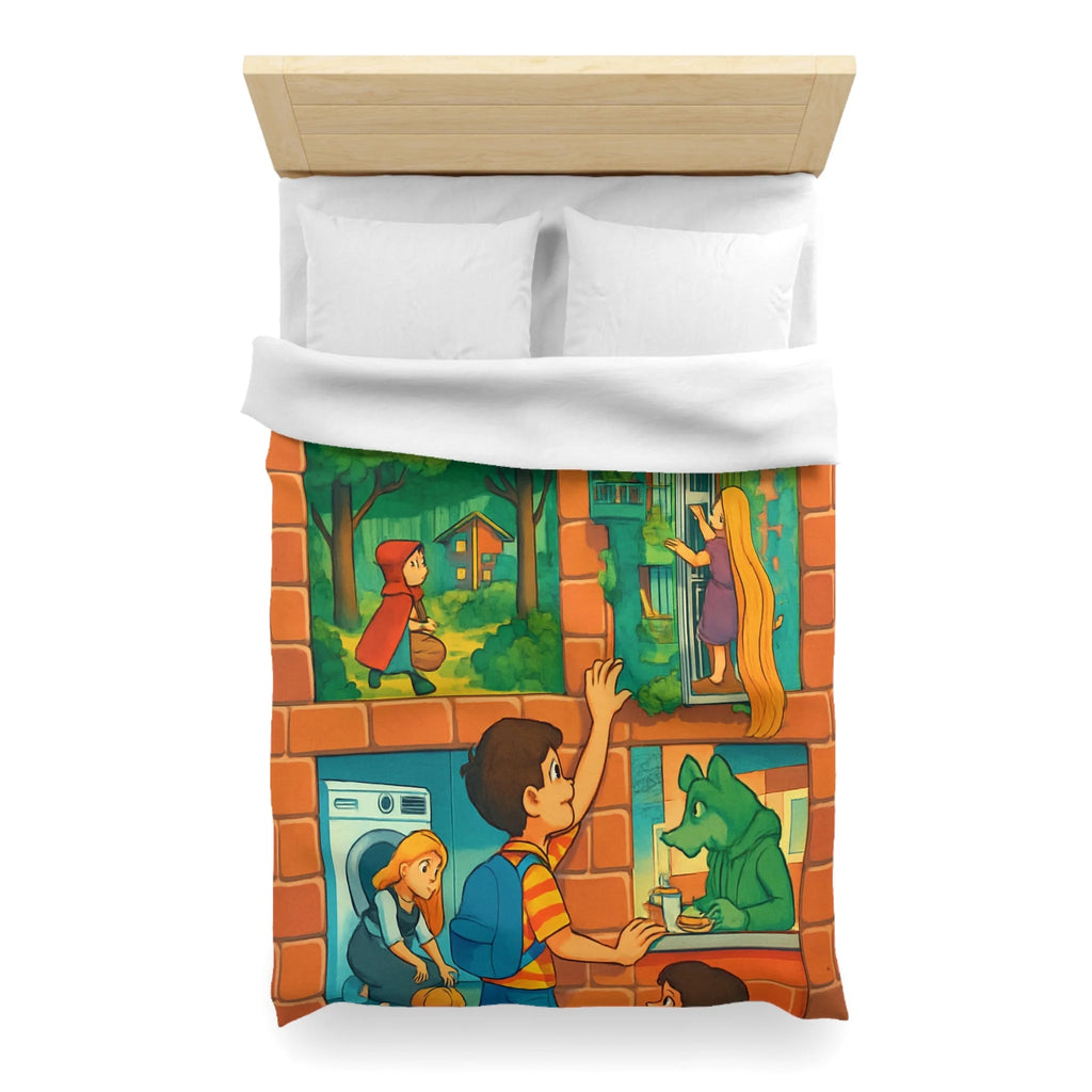 Housse de Couette Microfibre Création Artistique Moderne Design Exclusif Décoration Chambre