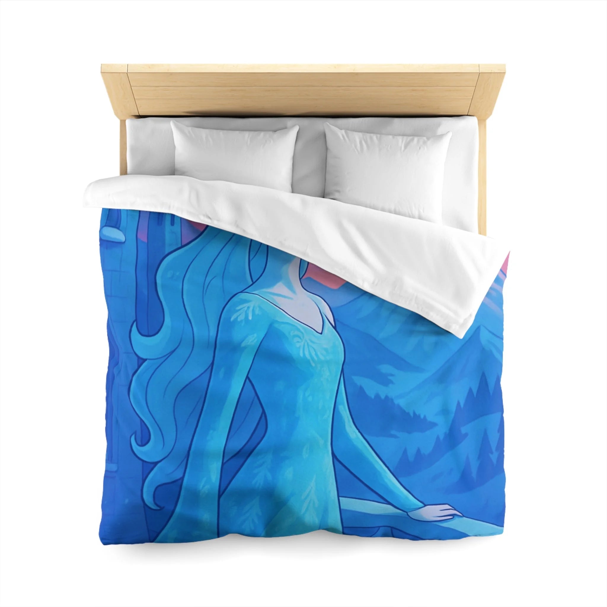 Housse de Couette Microfibre Design Artistique Moderne Décoration Chambre Confort Premium