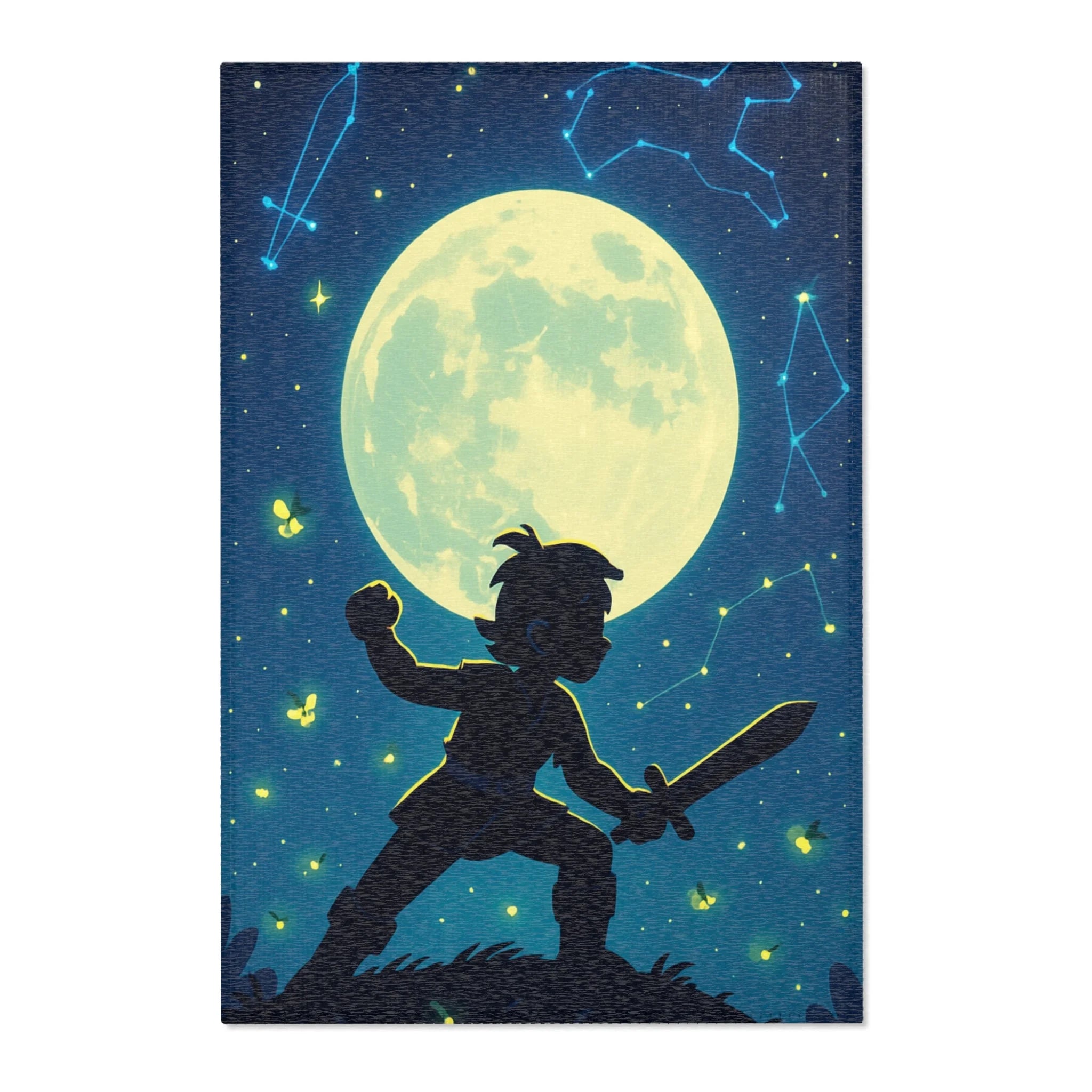 Tapis Area Rug Illustration Unique Design Contemporain Décoration Intérieure Sol Raffinée