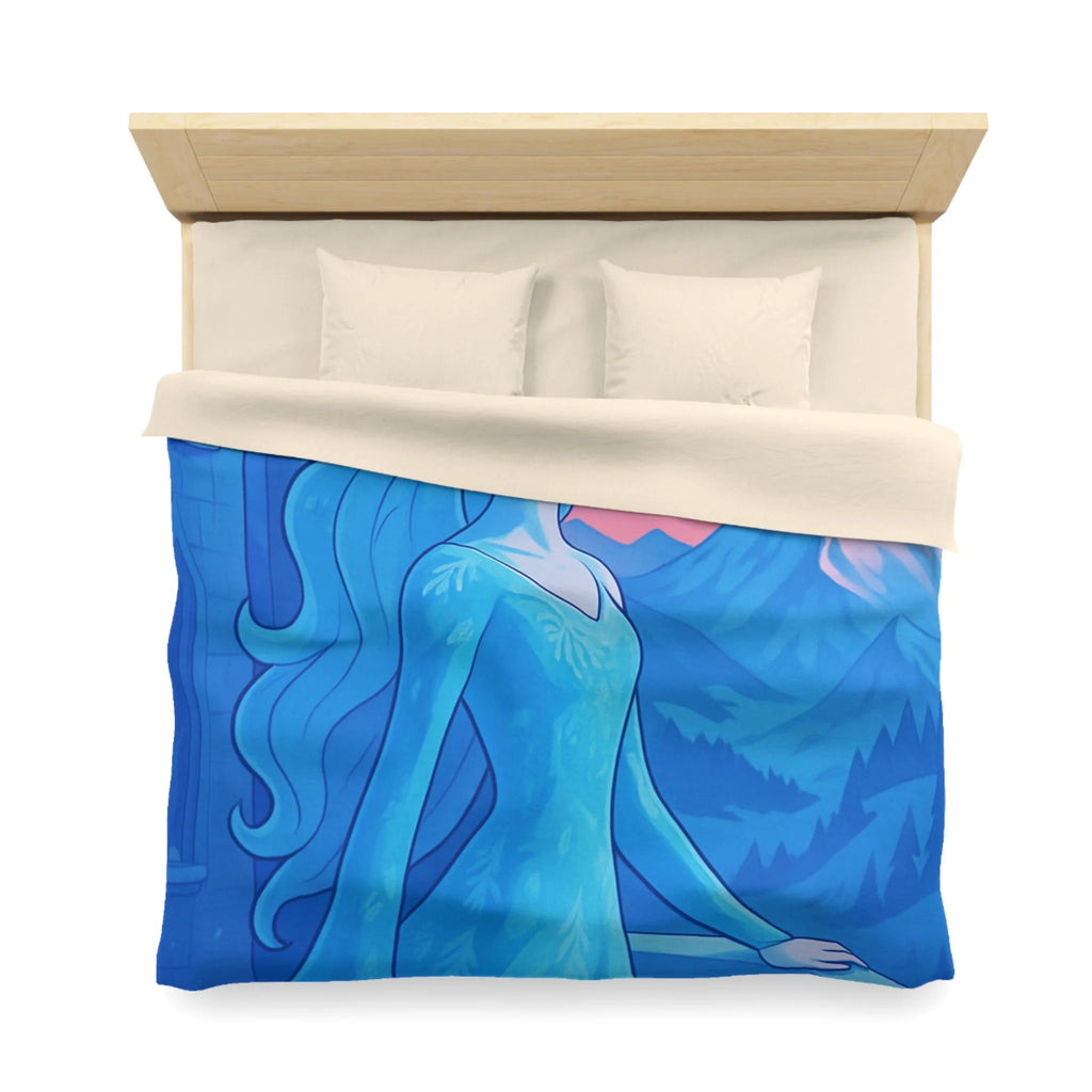 Housse de Couette Microfibre Design Artistique Moderne Décoration Chambre Confort Premium