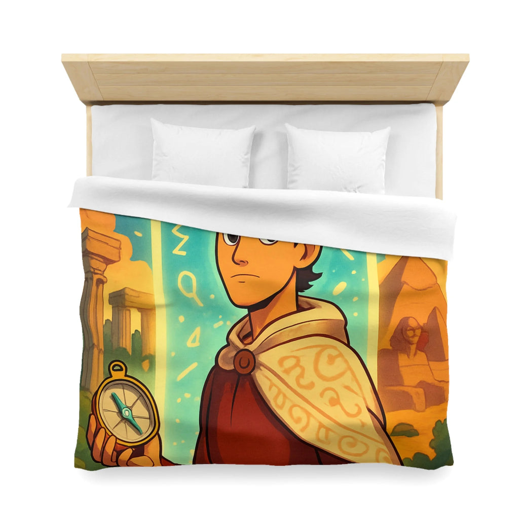Housse de Couette Microfibre Design Artistique Moderne Décoration Chambre Confort Premium