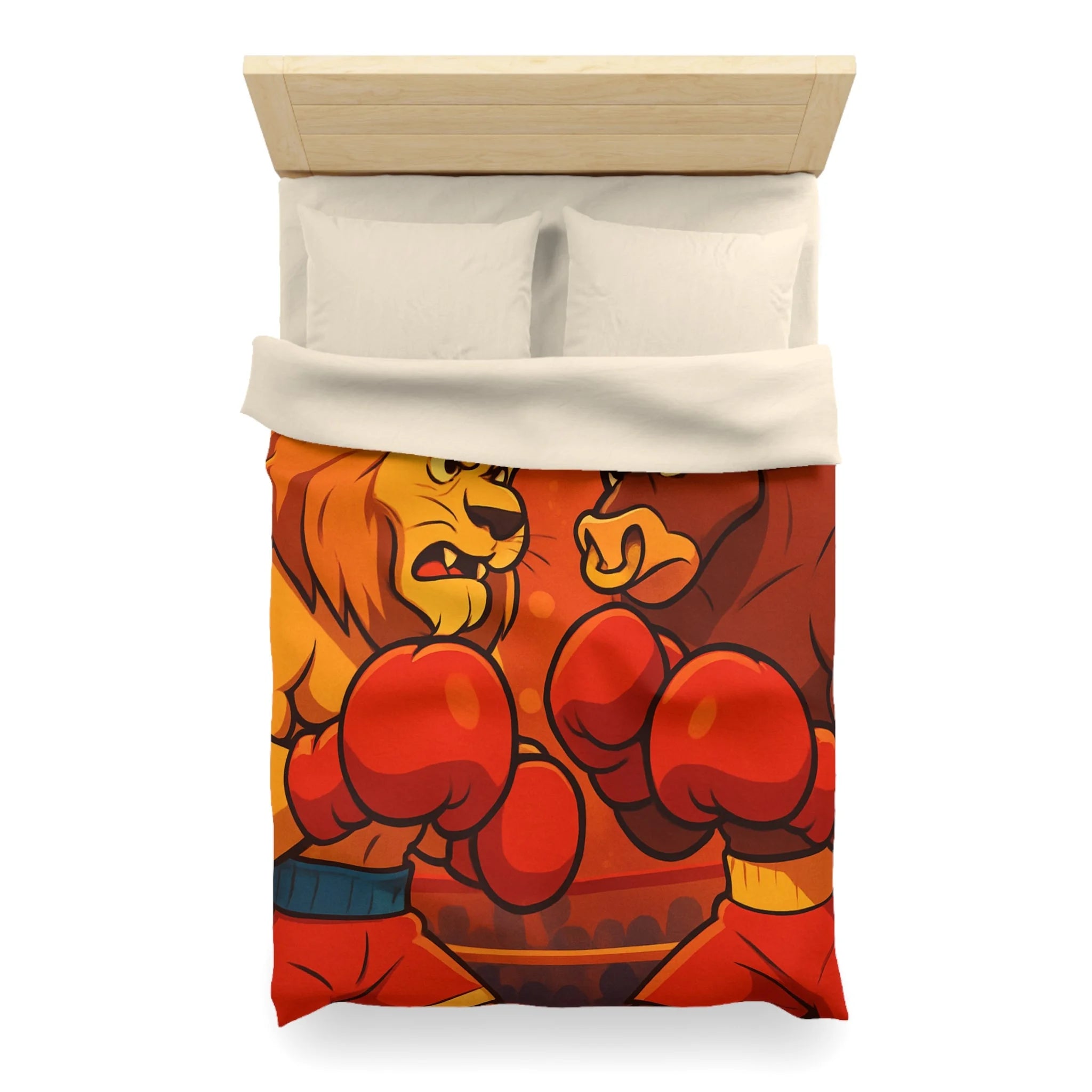 Housse de Couette Microfibre Design Artistique Moderne Décoration Chambre Confort Premium