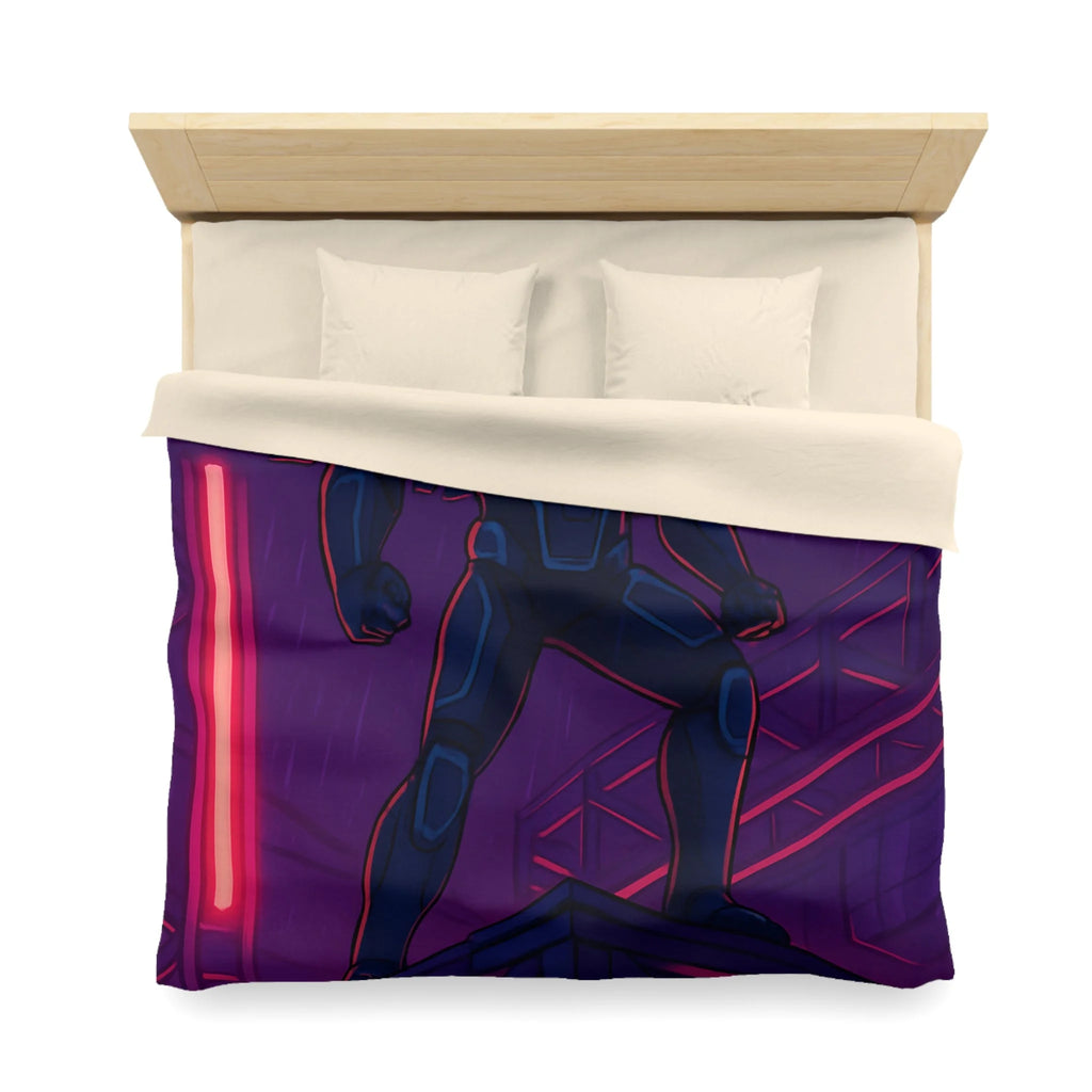 Housse de Couette Microfibre Design Artistique Moderne Décoration Chambre Confort Premium