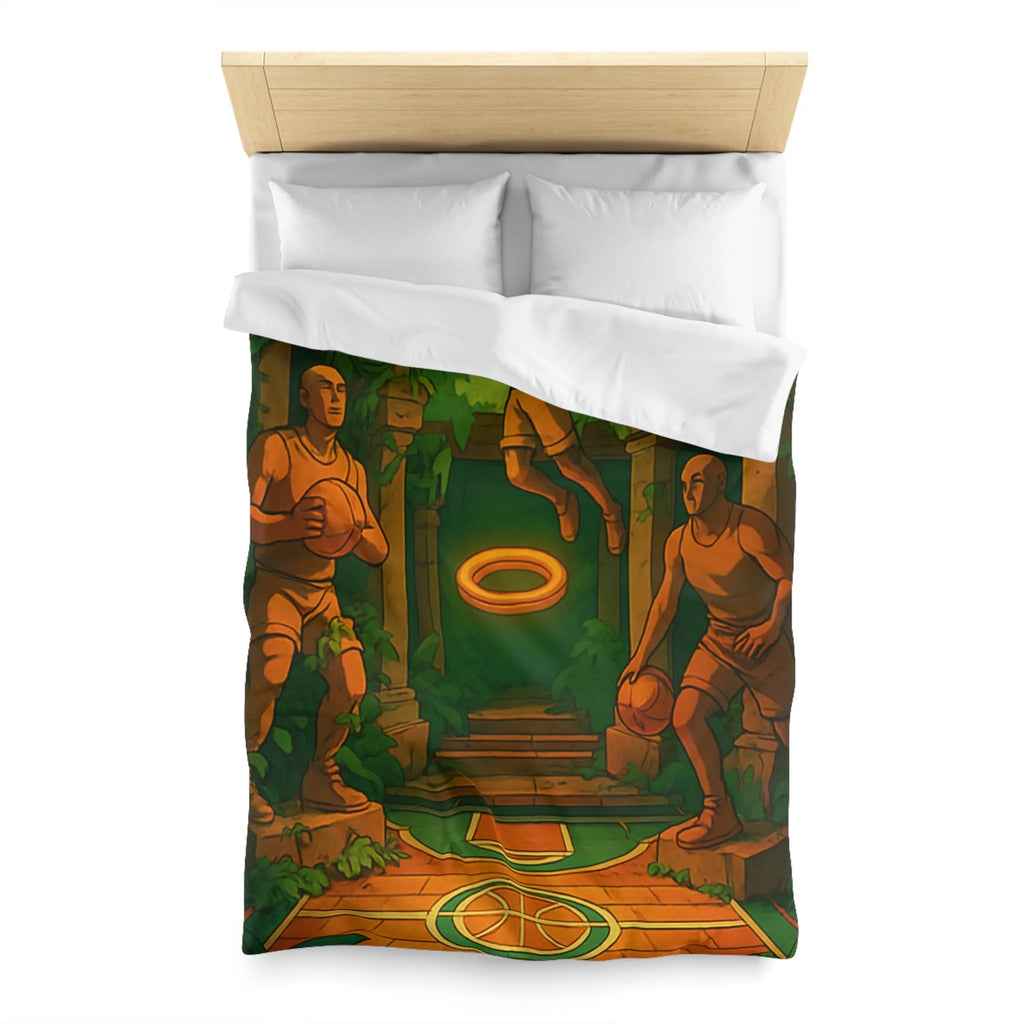Housse de Couette Microfibre Illustration Unique Design Moderne Décoration Intérieure Raffinée