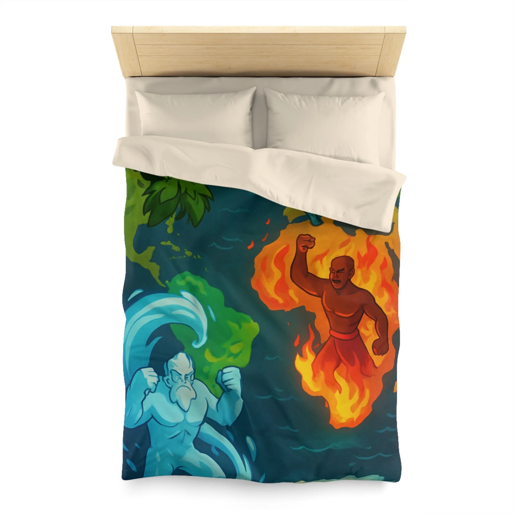 Housse de Couette Microfibre Création Artistique Moderne Design Exclusif Décoration Chambre