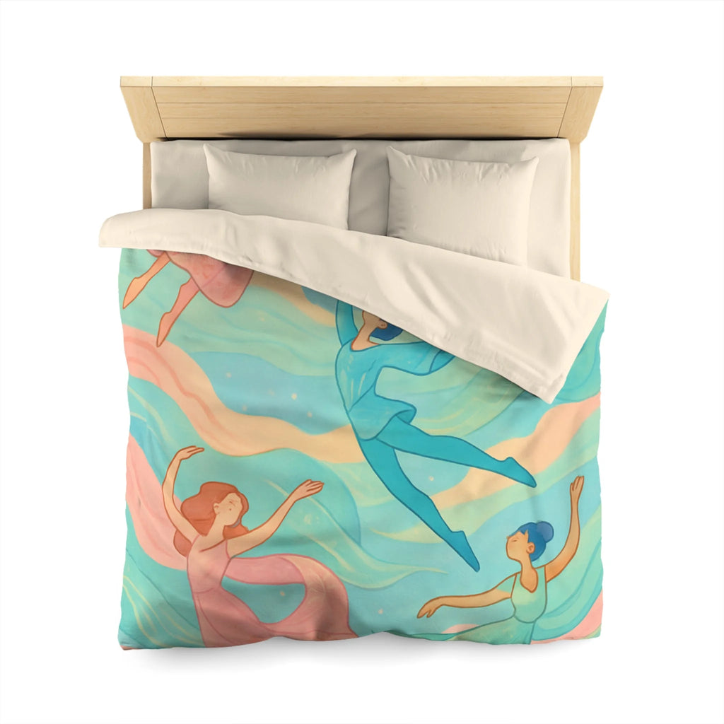 Housse de Couette Microfibre Illustration Unique Design Moderne Décoration Intérieure Raffinée