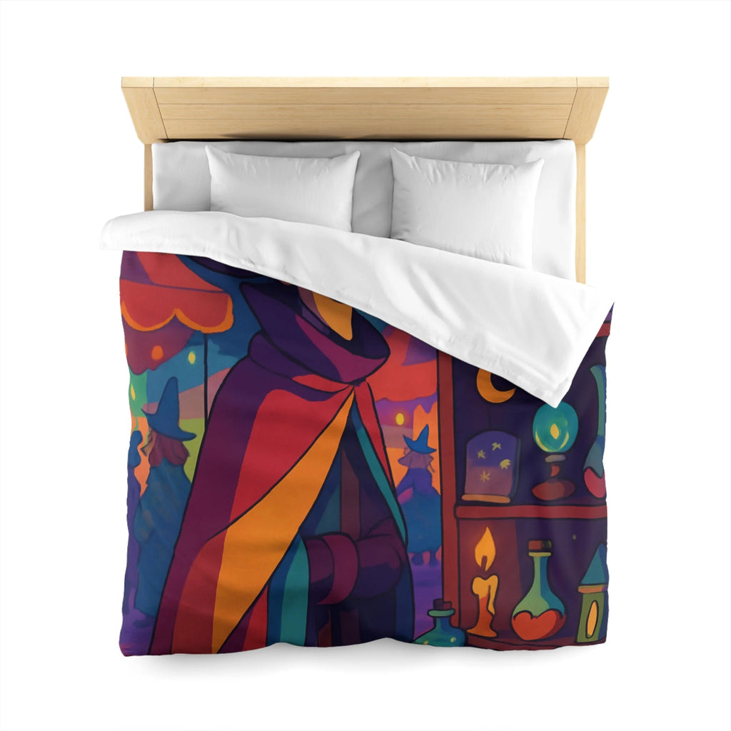 Housse de Couette Microfibre Motif Créatif Original Style Contemporain Chambre Élégante