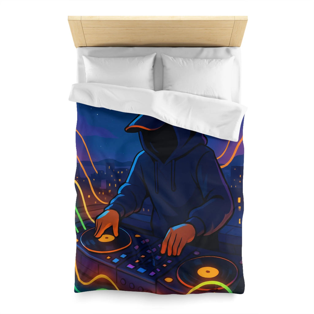 Housse de Couette Microfibre Design Artistique Moderne Décoration Chambre Confort Premium