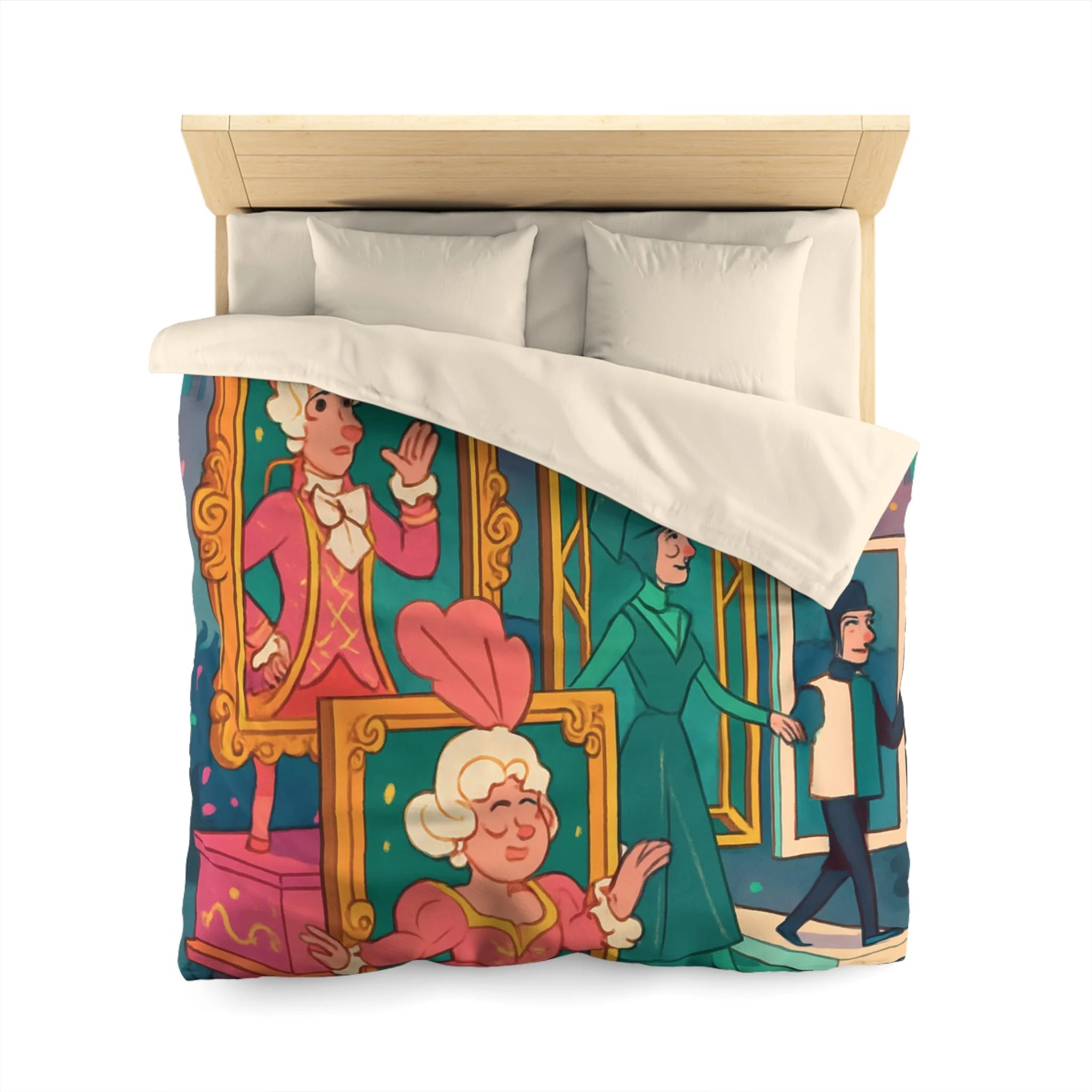 Rêveries Festives : Motifs Baroques Animés pour Embellir Votre Chambre à Coucher
