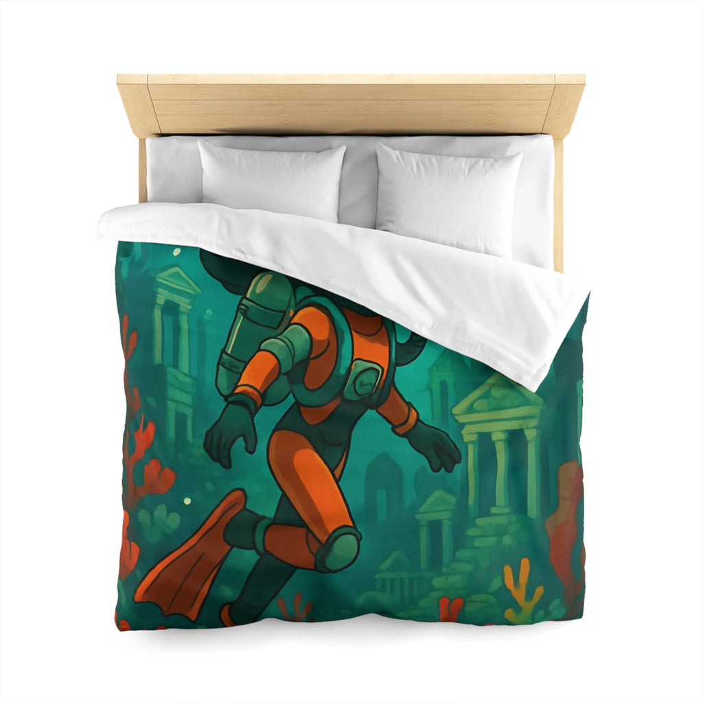 Housse de Couette Microfibre Création Artistique Moderne Design Exclusif Décoration Chambre