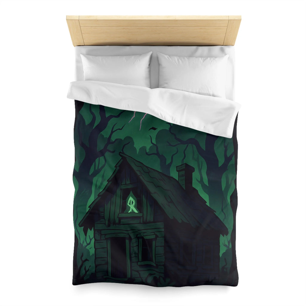 Housse de Couette Microfibre Design Artistique Moderne Décoration Chambre Confort Premium