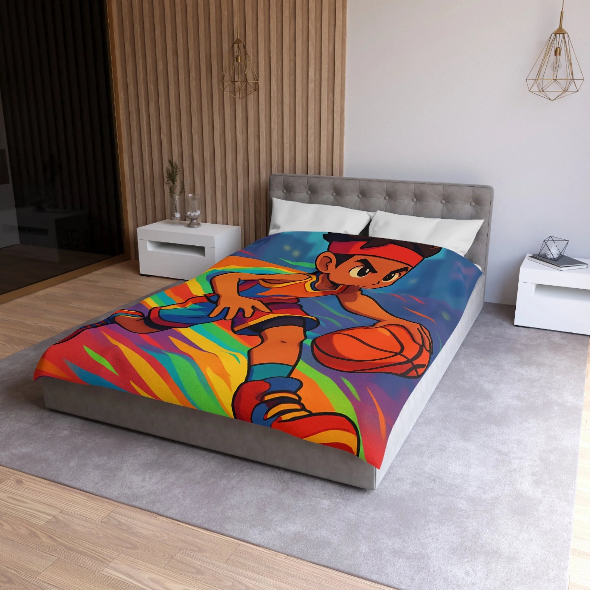 Housse de Couette Microfibre Création Artistique Moderne Design Exclusif Décoration Chambre